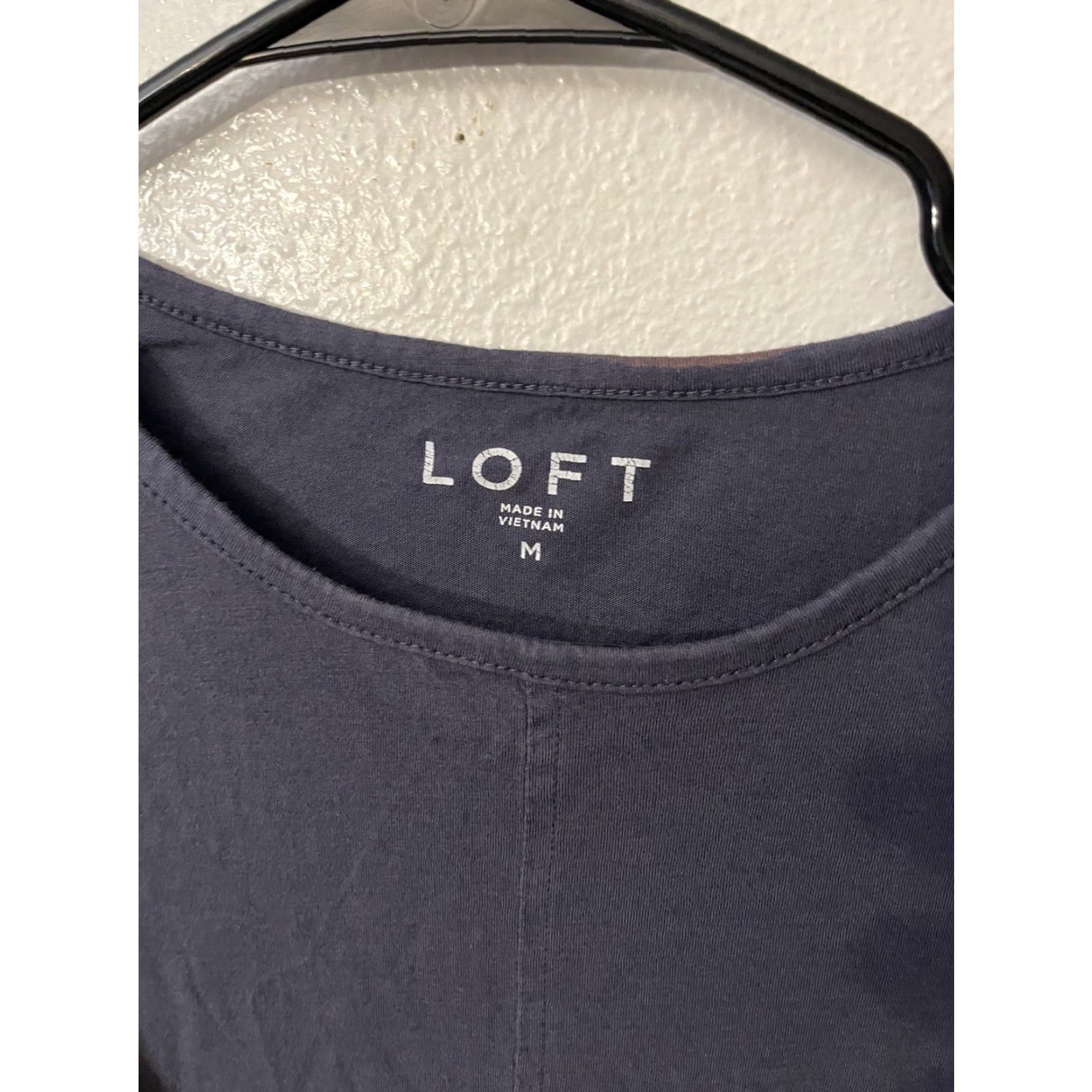 Ann Taylor Vintage Ann Taylor Loft Women's Tank Top M Blue Sleeveless Knit Blouse Sparkle Sequin Loose Fit Size M / US 6-8 / IT 42-44 - 2 Thumbnail