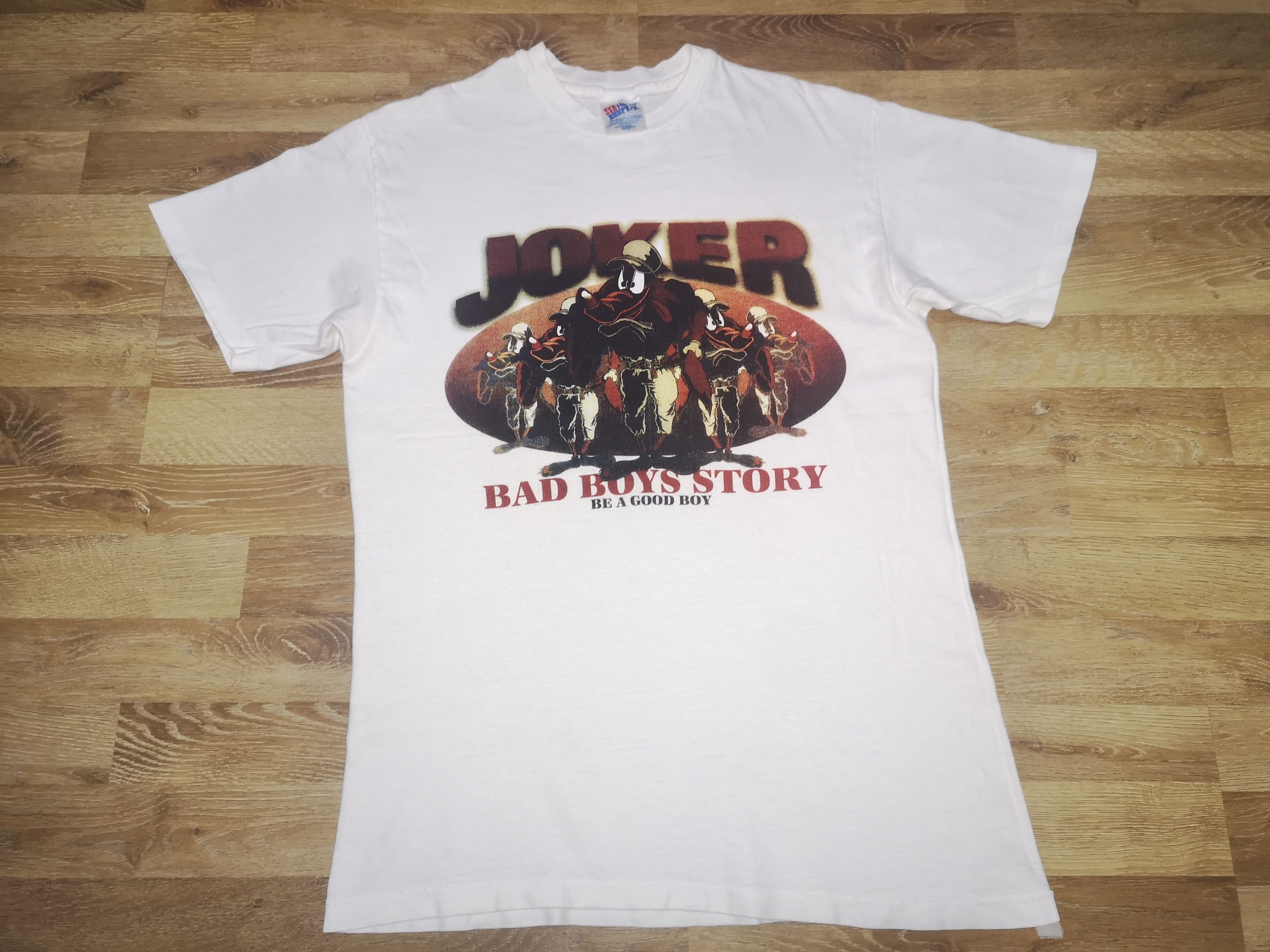 Anime × Cartoon Network × Vintage Vintage 90s Joker Bad Boys Story Cartoon Looney Tunes Shirt Size US M / EU 48-50 / 2 - 1 Thumbnail