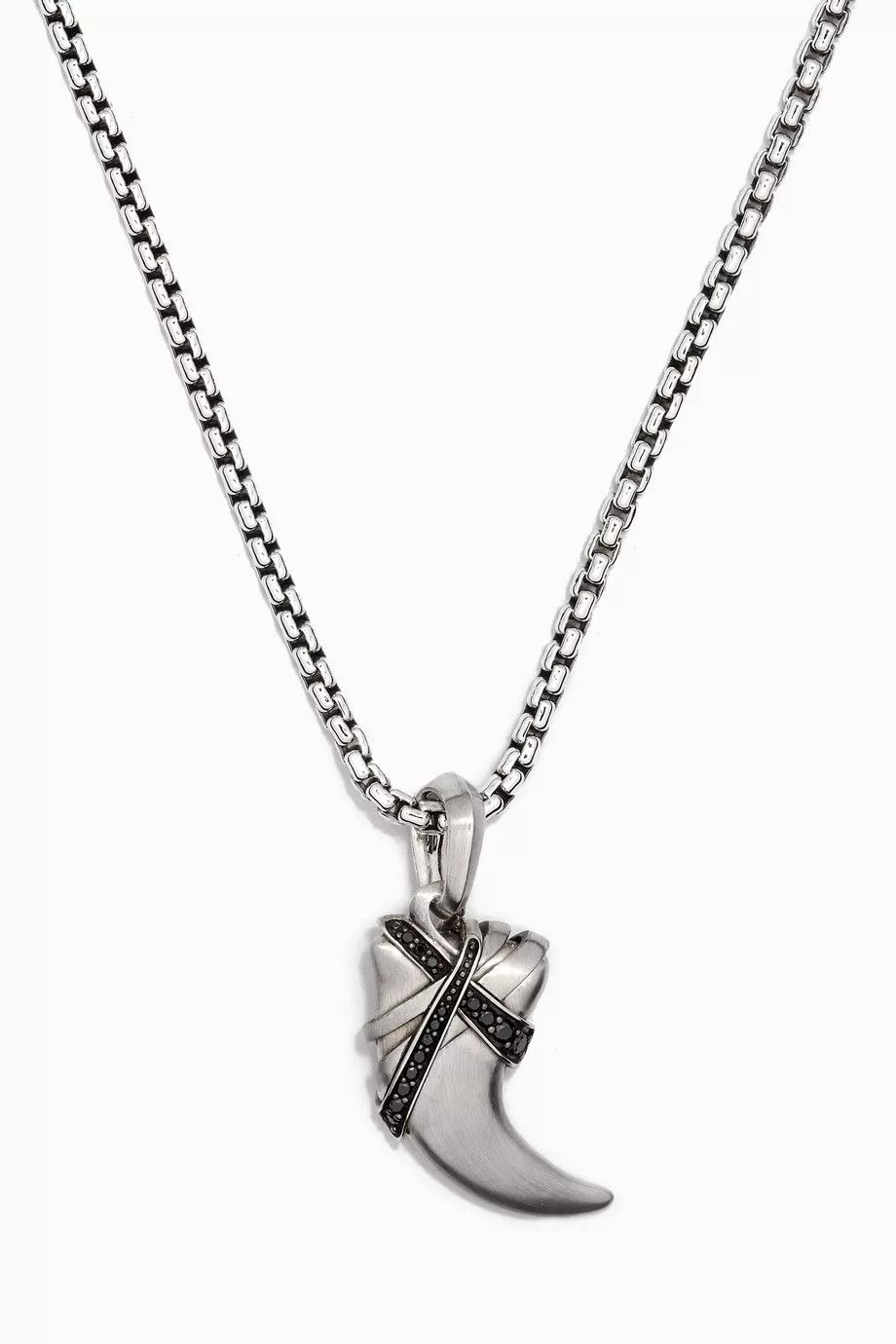 David Yurman oc11z0625 Size: OS / Cairo Pavé Black Diamonds Wrap Amulet Size ONE SIZE - 1 Thumbnail