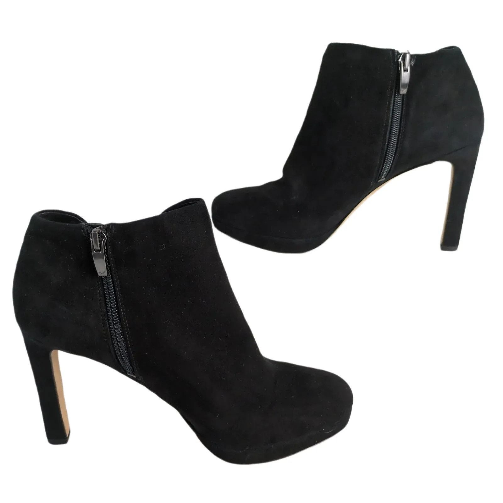 Other Vero Cuoio VIA SPIGA 9 Suede Italian Leather Ankle Booties Size US 9 / IT 39 - 3 Thumbnail