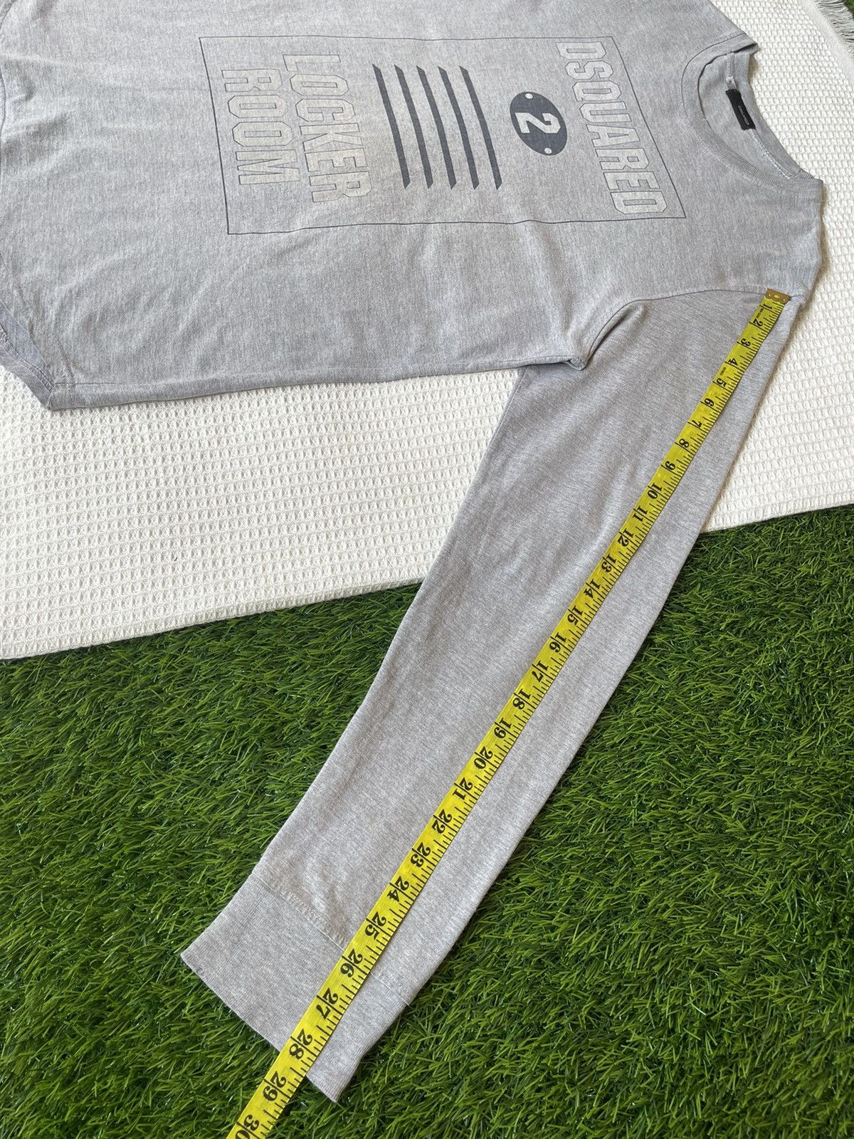 Designer × Dsquared2 × Vintage Vintage’y2k🔥DS QUARED2🔥Locker Room Distressed Longsleeve Tee Size US XL / EU 56 / 4 - 12 Thumbnail