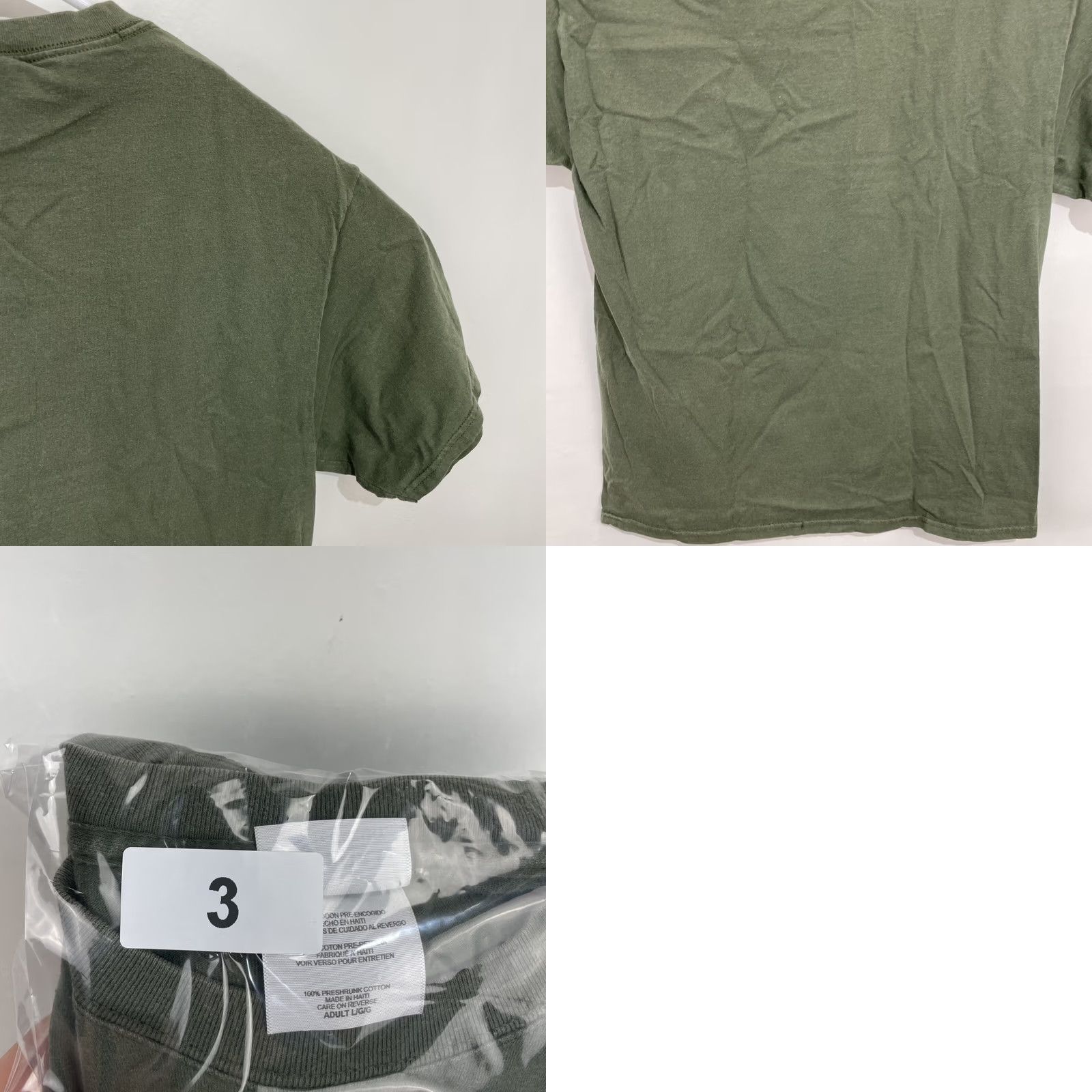 Port & Company Live Bearded T Shirt Green L Mens Funny Beard Humor Port & Company Regular Fit Crew Neck Short Sleeve Graphic Print 2010-2019 Haiti Size US L / EU 52-54 / 3 - 9 Thumbnail