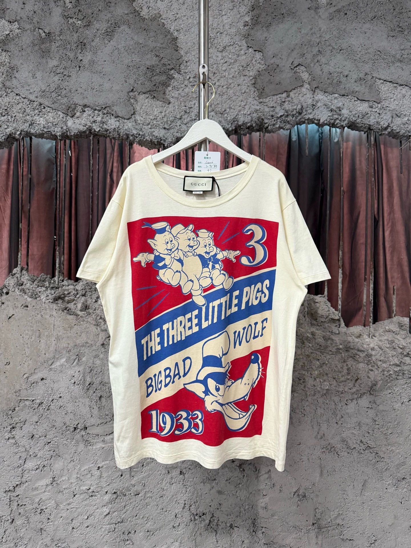 Gucci Gucci Pig Short Sleeve Tee S Size S / US 4 / IT 40 - 1 Thumbnail