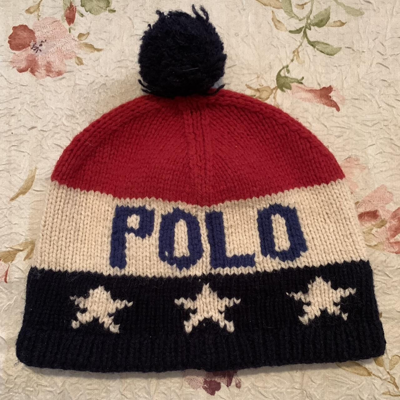 Polo Ralph Lauren Vintage Polo Ralph Lauren Spelled Out POLO USA beanie Size ONE SIZE - 1 Thumbnail