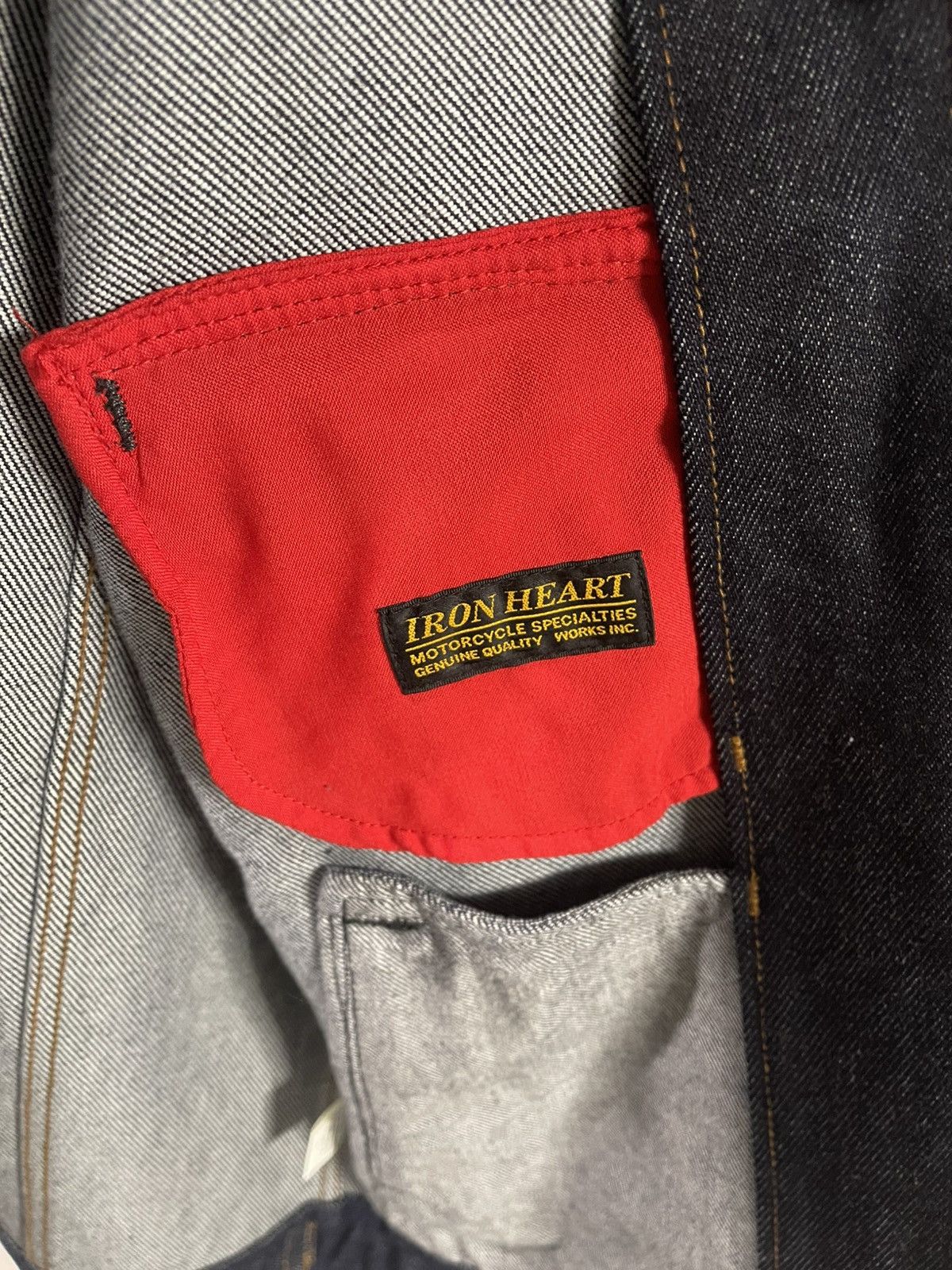 Iron Heart Iron heart moto denim jacket 21oz heavy Size US L / EU 52-54 / 3 - 3 Thumbnail