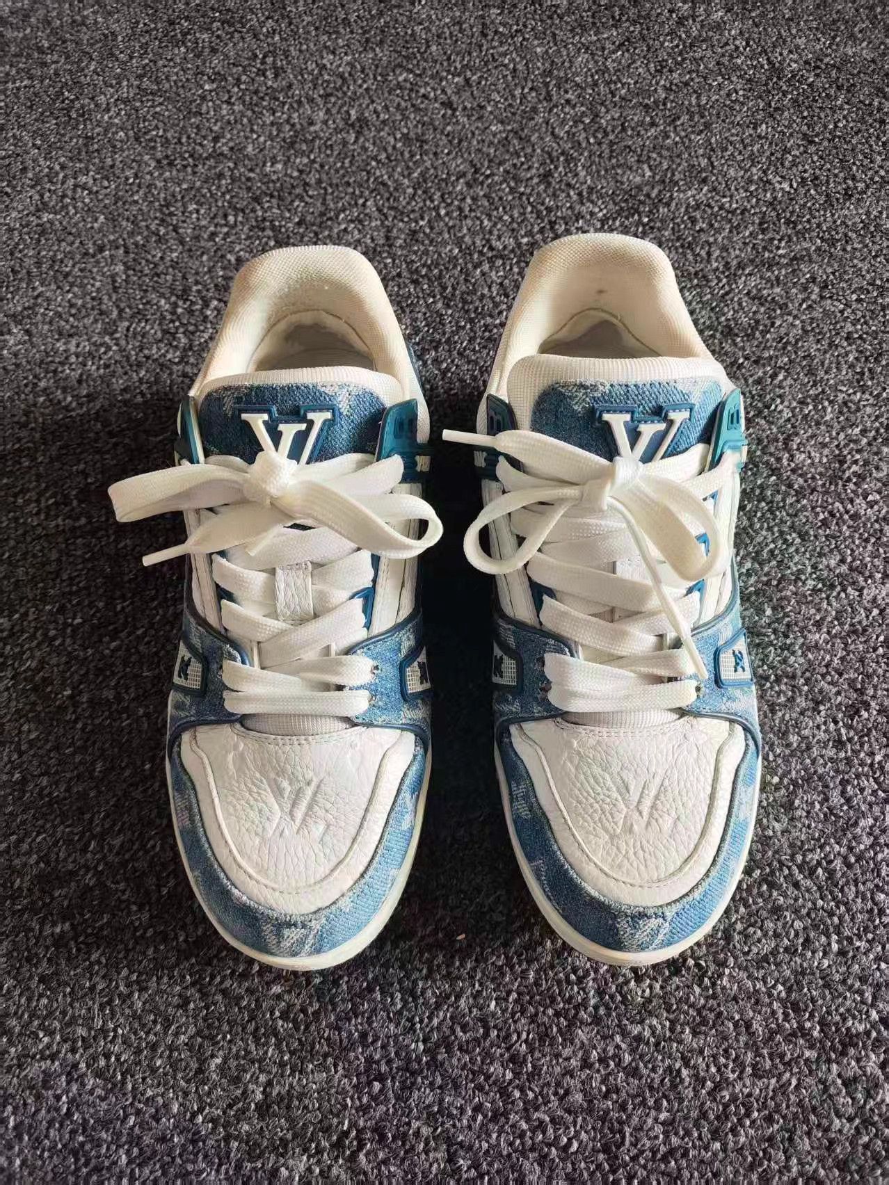 Louis Vuitton Louis Vuitton Trainer Fashion Low-Top Sneakers K13 Size US 7.5 / IT 37.5 - 1 Thumbnail