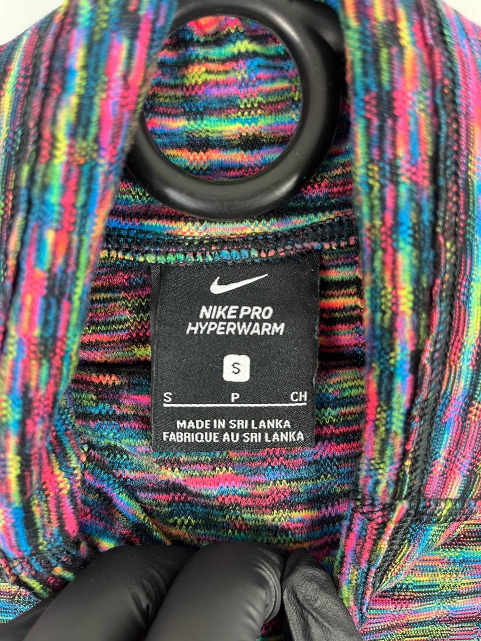 Nike Nike Pro Hyperwarm Multicolor Knit Long Sleeve Top Size S Size US S / EU 44-46 / 1 - 3 Thumbnail
