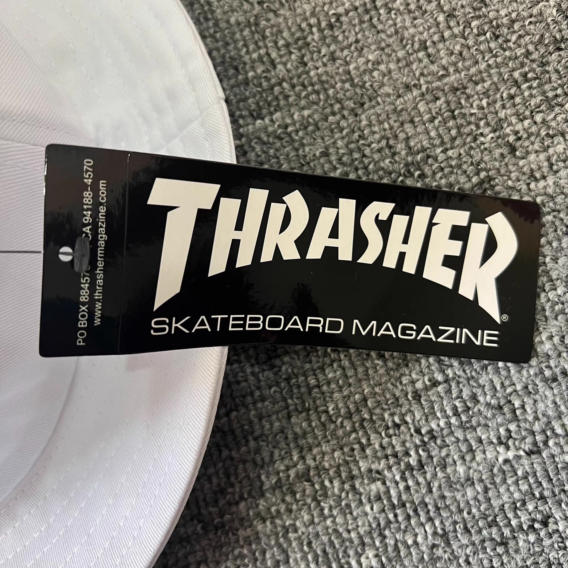 Thrasher THRASHER Flame Logo Embroidered Bucket Hat Q7 Size ONE SIZE - 3 Thumbnail