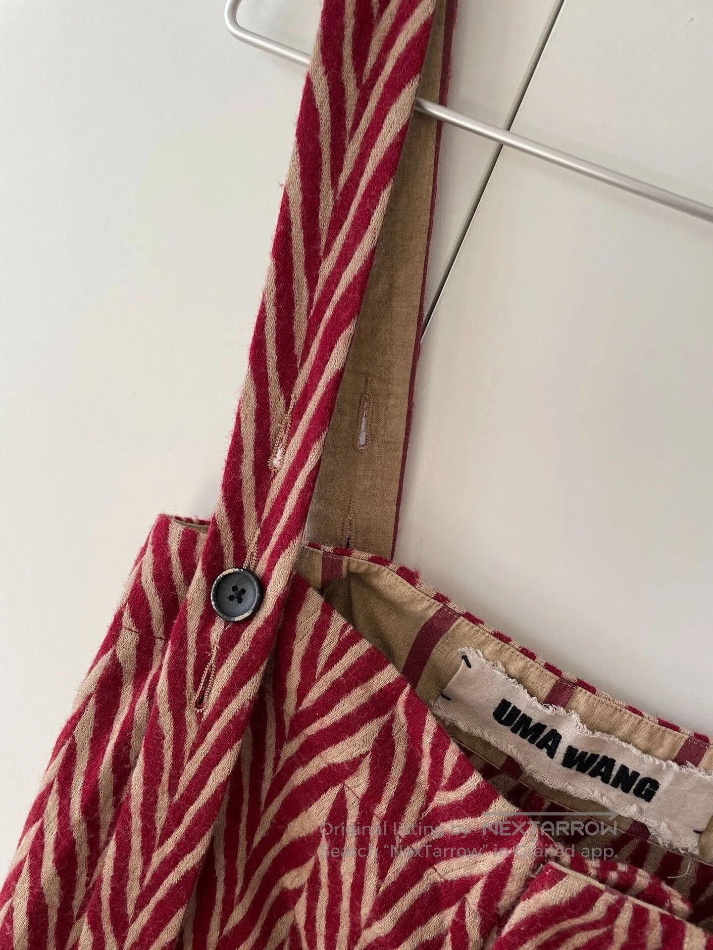 Uma Wang Uma Wang 21FW Red Herringbone Dress. Size M / US 6-8 / IT 42-44 - 7 Thumbnail