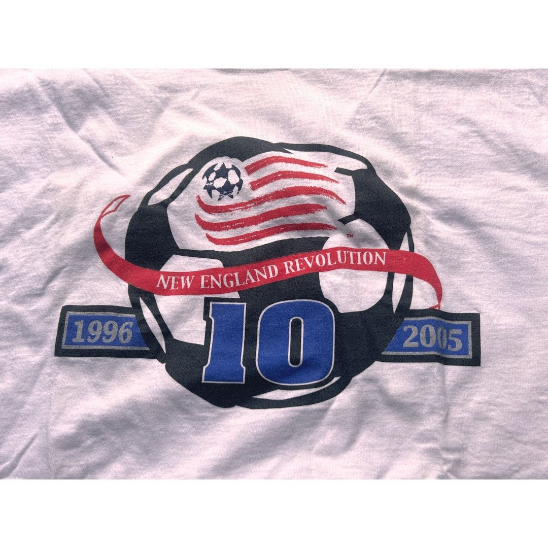 Fruit Of The Loom New England Revolution 10 years 1996-2005 Medium White Shirt Size US M / EU 48-50 / 2 - 3 Thumbnail
