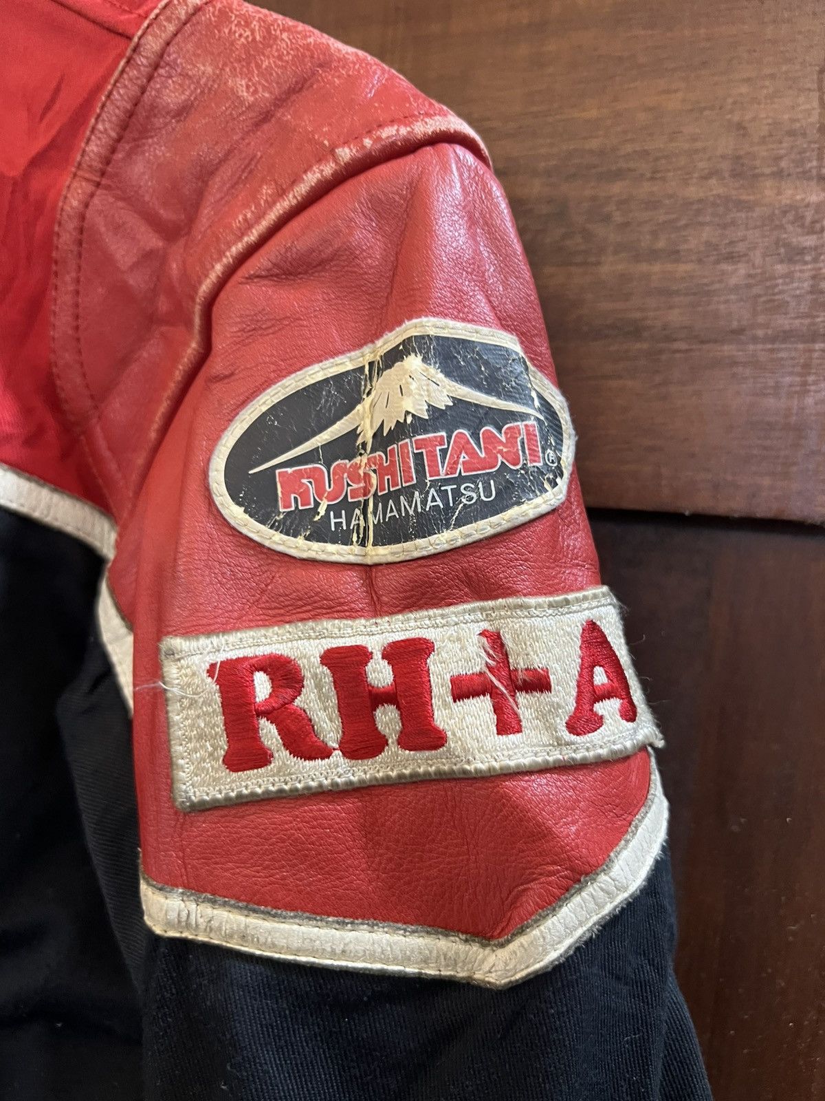 Japanese Brand Kushitani Hamamatsu Racing Team Overall Big Logo Embroidered Size US 34 / EU 50 - 5 Thumbnail