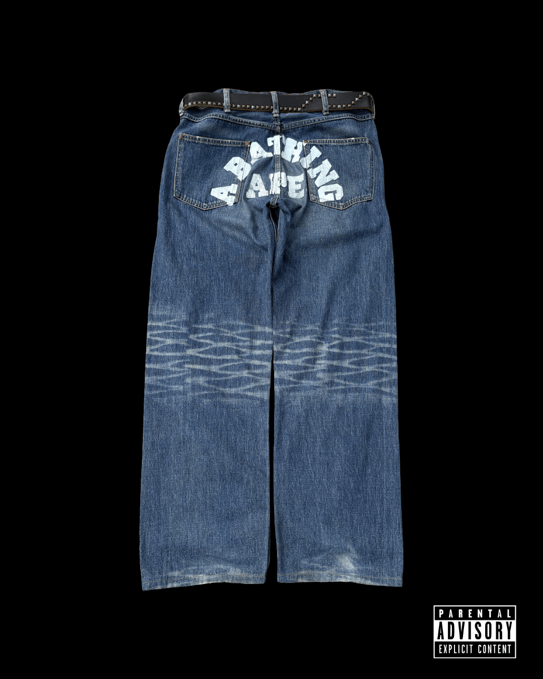 Bape A BATHING APE | BAPE Graphic Logo Jeans Size US 32 / EU 48 - 1 Thumbnail