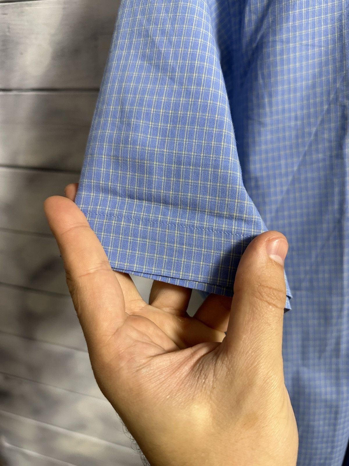 Burberry Rare Luxury Shirt Thomas Burberry Vintage Size L Size US L / EU 52-54 / 3 - 4 Thumbnail