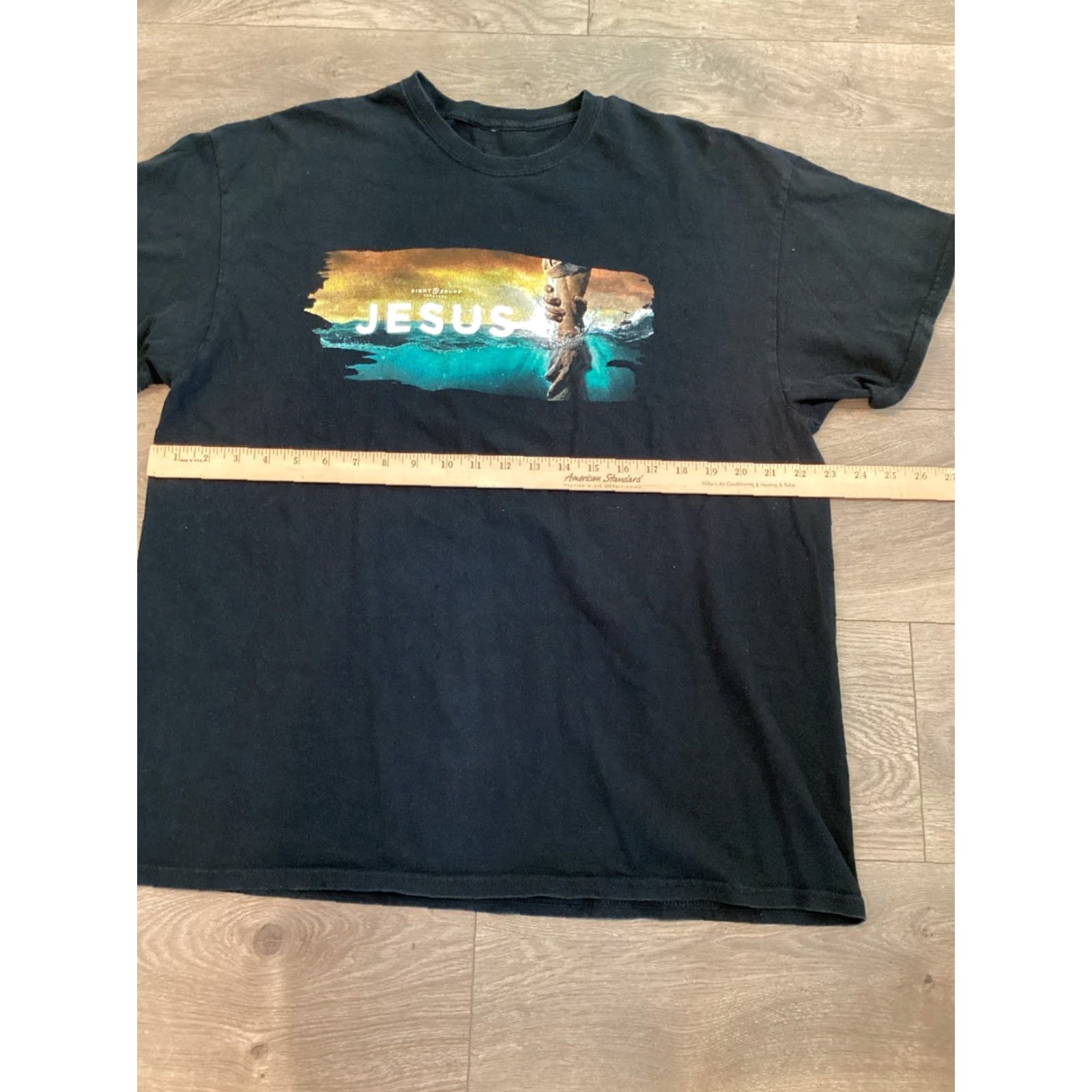 Vintage VINTAGE Jesus Movie Graphic Shirt XL Men Black Cotton 2020 Movie Theme Jesus Print T-Shirt Mens XL Cut Tag Size US XL / EU 56 / 4 - 6 Thumbnail