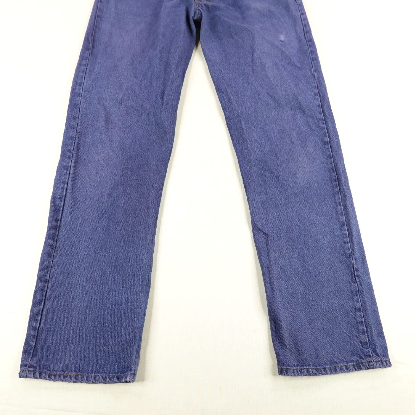 Levi's VINTAGE Levi's Jeans Mens 36x34 Denim 501 Regular Fit Blue 90s Pants Size US 35 - 3 Thumbnail