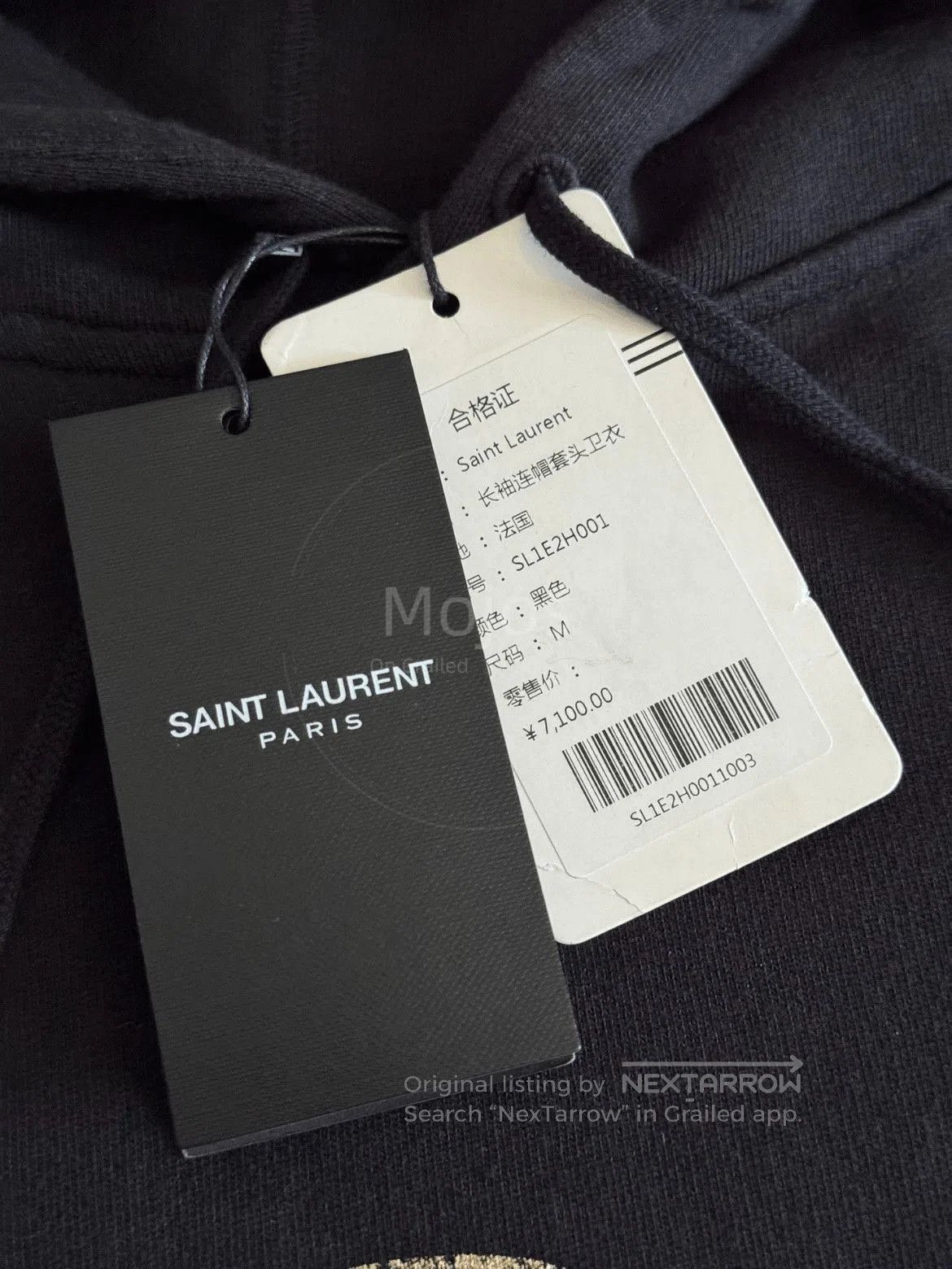 Saint Laurent Paris Saint Laurent Paris 24 Universite Hoodie. Size US M / EU 48-50 / 2 - 6 Thumbnail