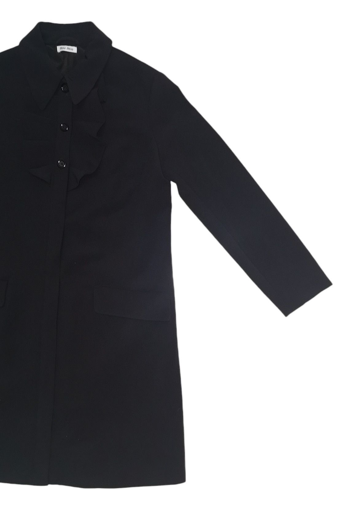 Miu Miu × Prada Miu Miu Long Coat Jacket Size S / US 4 / IT 40 - 4 Thumbnail