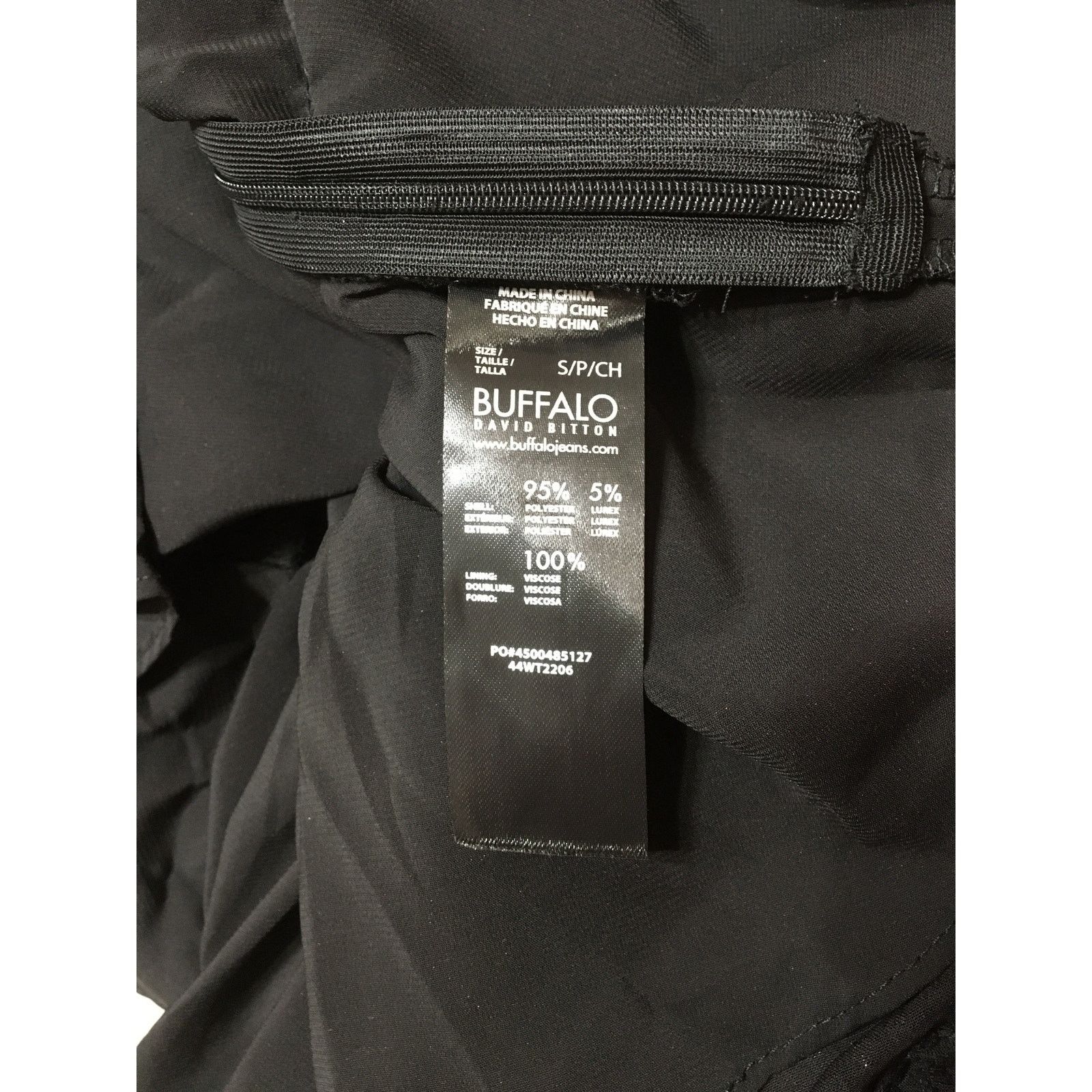 Buffalo David Bitton NWT Buffalo David Bitton Small Top Black Wrap Waist Ruffles Size S / US 4 / IT 40 - 4 Thumbnail