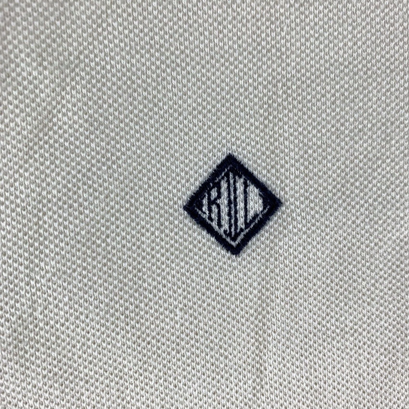 Ralph Lauren VINTAGE Ralph Lauren Sweater Mens Medium Ivory Pullover Striped Sleeve Size US M / EU 48-50 / 2 - 3 Thumbnail
