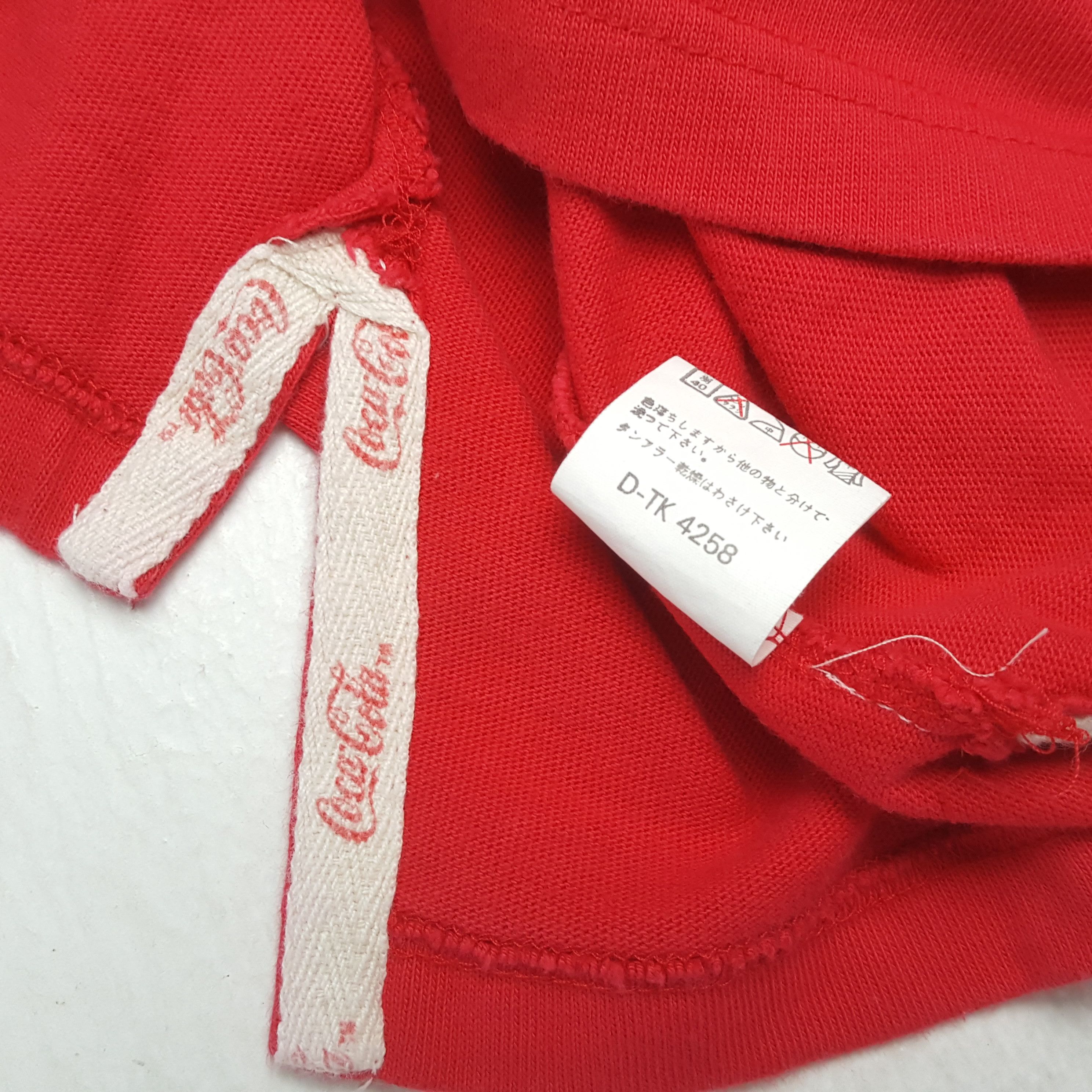 Coca Cola × Vintage Vintage Coca-Cola American Hip-hop Rugby Polos Shirt Size US M / EU 48-50 / 2 - 5 Thumbnail
