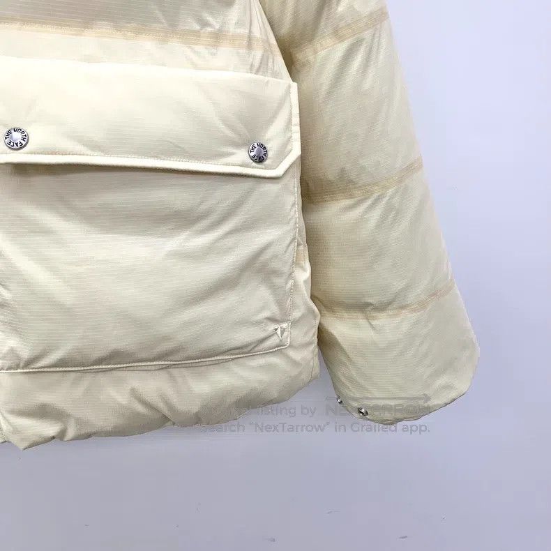Gucci Gucci Beige printed hooded long-sleeved down jacket Size S / US 4 / IT 40 - 4 Thumbnail