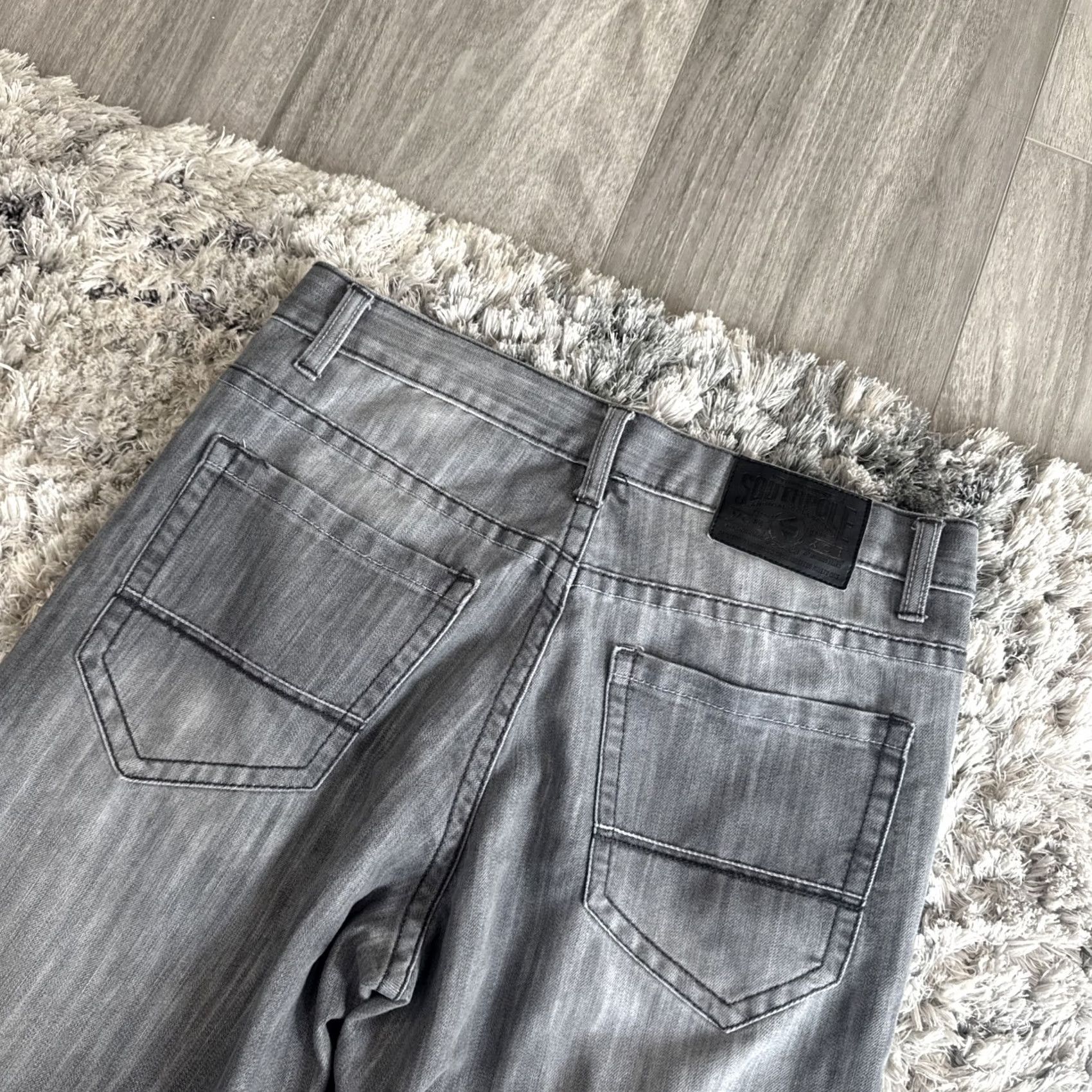 Southpole VINTAGE Southpole Jeans Men’s Size 34x32 Gray Straight Fit Embroidered 00’s HTF Size US 34 / EU 50 - 3 Thumbnail