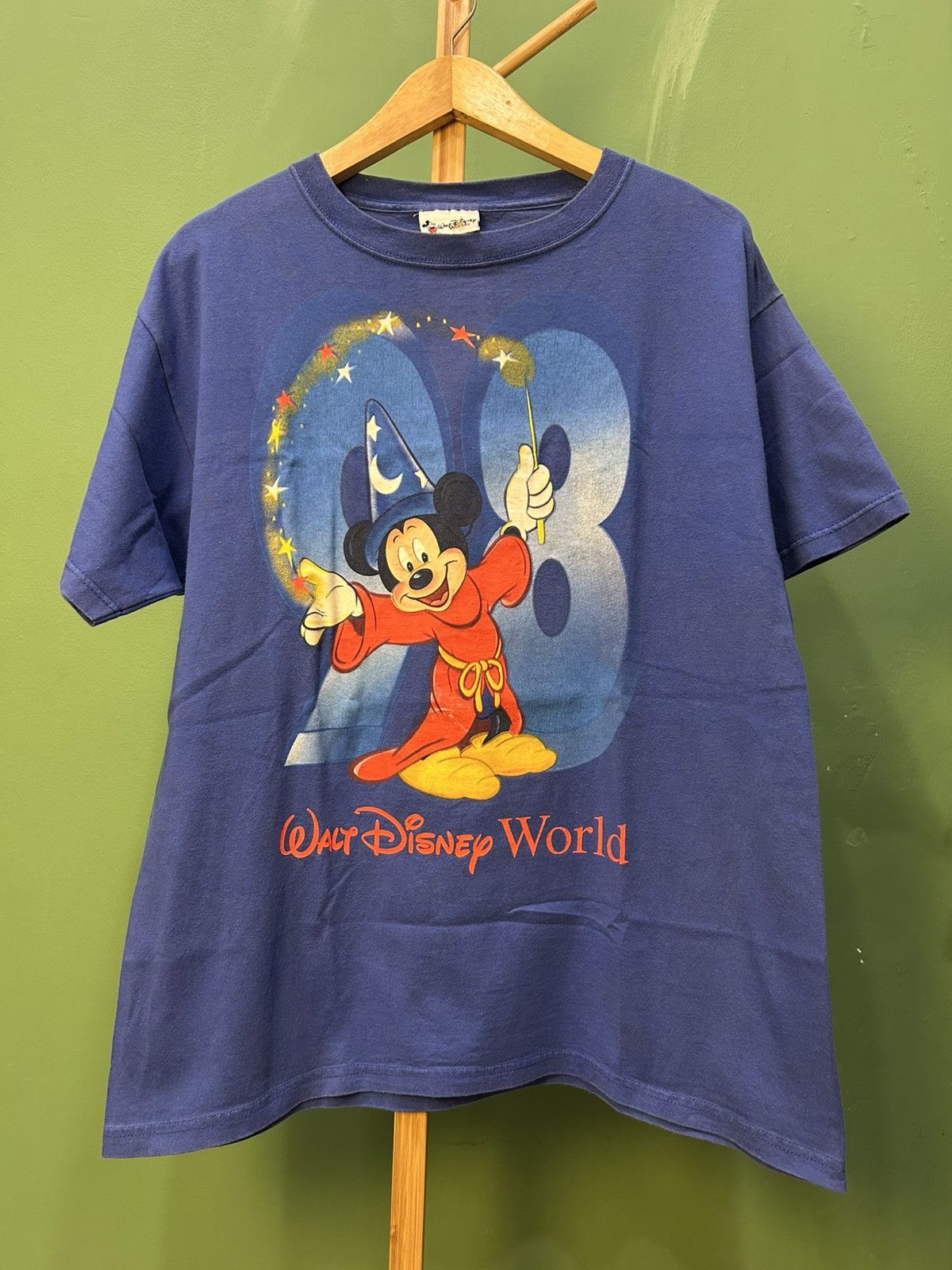 Disney Mickey Fantasia Walt Disney World 1998 Vintage Size US L / EU 52-54 / 3 - 1 Thumbnail