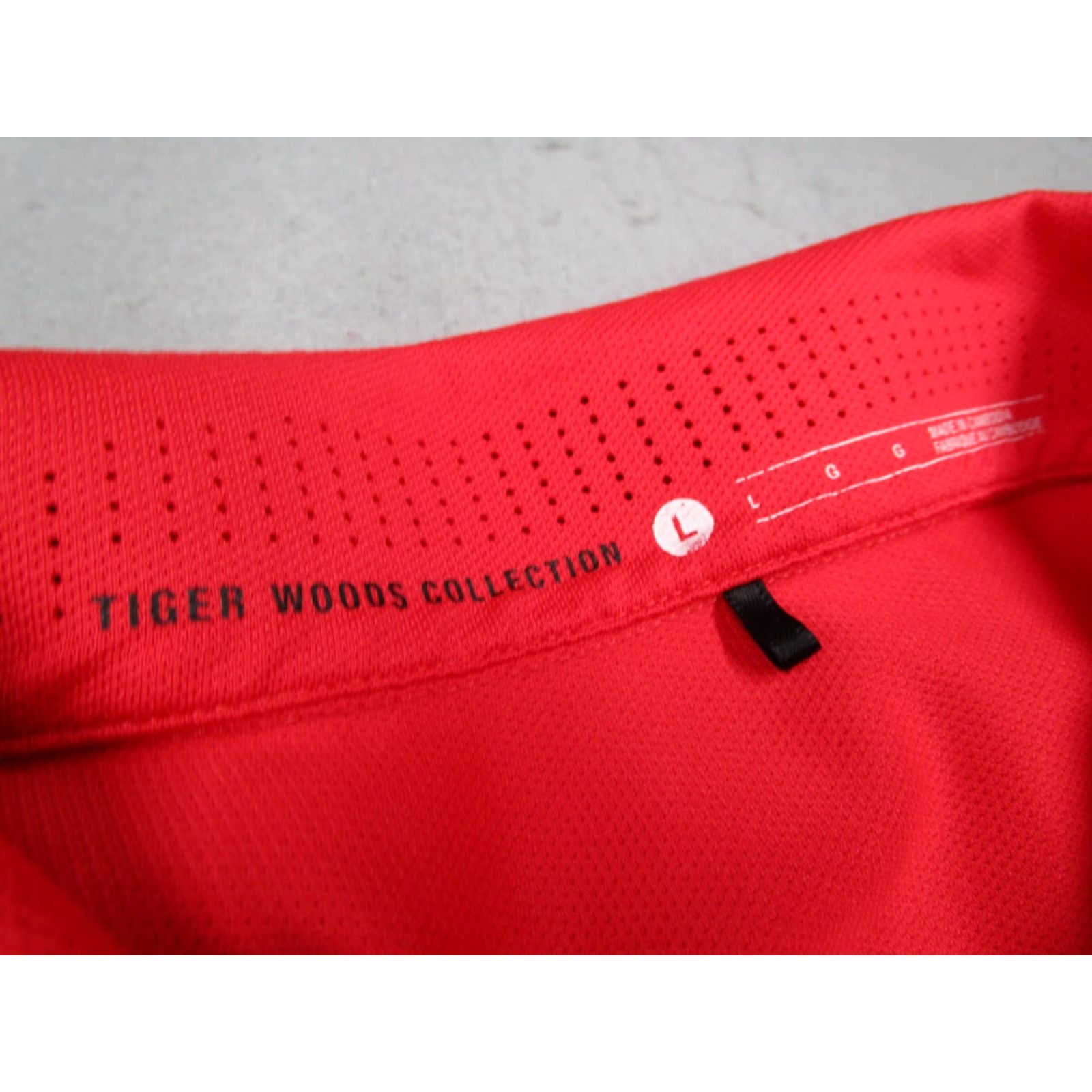 Nike Nike Golf Shirt Mens Large Red Dri-Fit Tiger Woods Performance Polo Pelican Hill Size US L / EU 52-54 / 3 - 2 Thumbnail