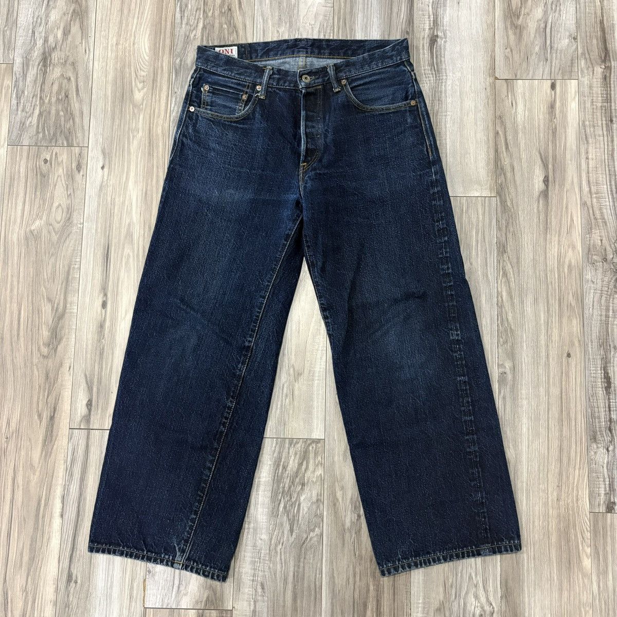 Oni 222 Low Tension 15oz Super Wide Straight Selvedge Denim