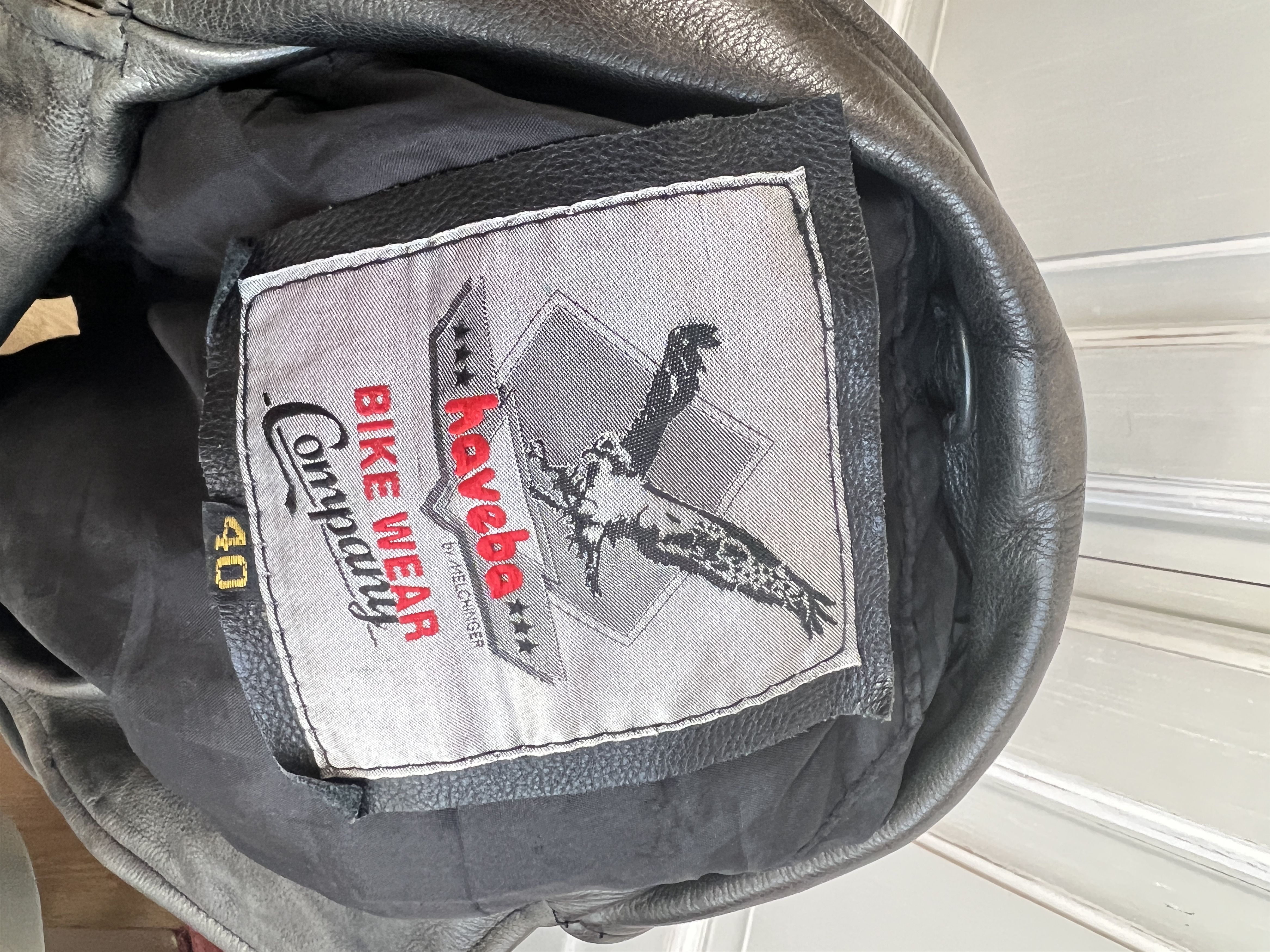 Genuine Leather × Vintage VINTAGE HAVEBA BIKER CROPPED GENUINE LEATHER JACKET Size US L / EU 52-54 / 3 - 13 Thumbnail