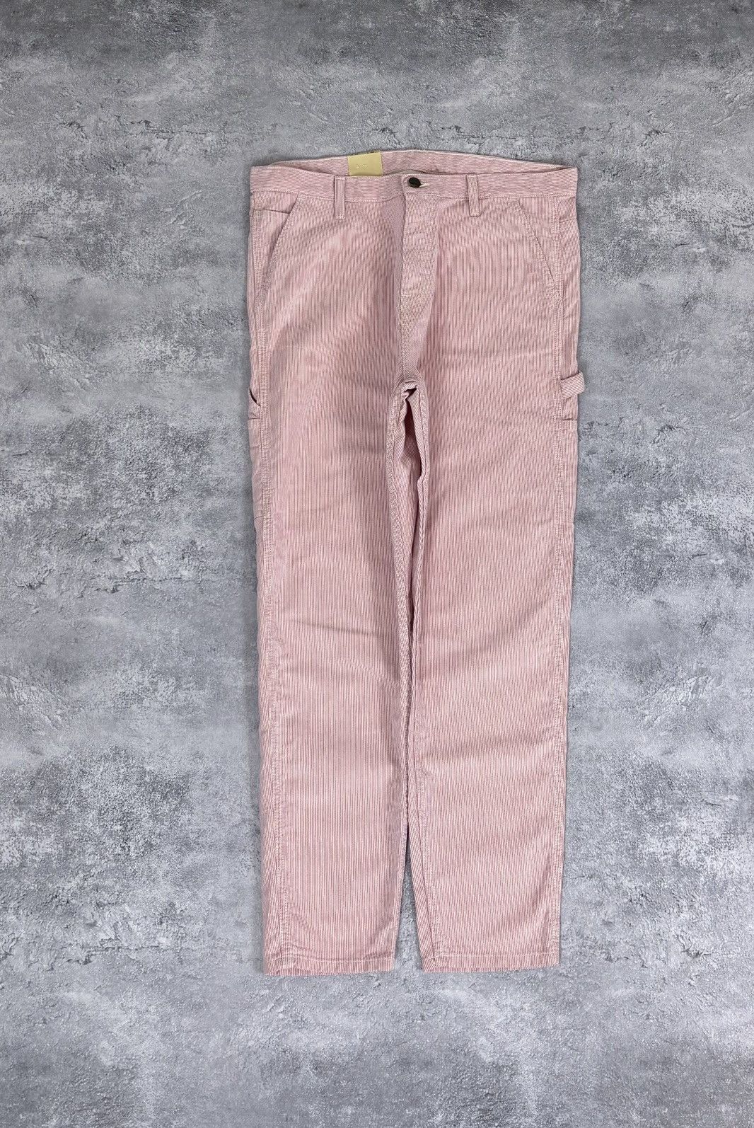 Carhartt Wip Carhartt WIP W’ Endeavor Pants NWT Carpenter Pink/White Size 29" - 2 Thumbnail