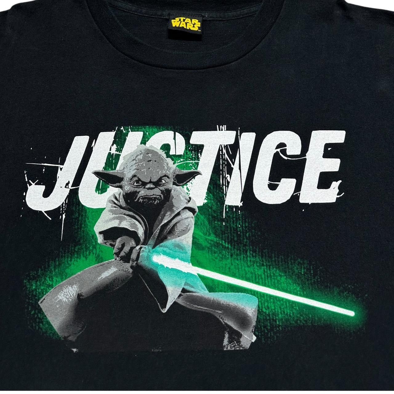 Y2K Star Wars Yoda Justice T-Shirt