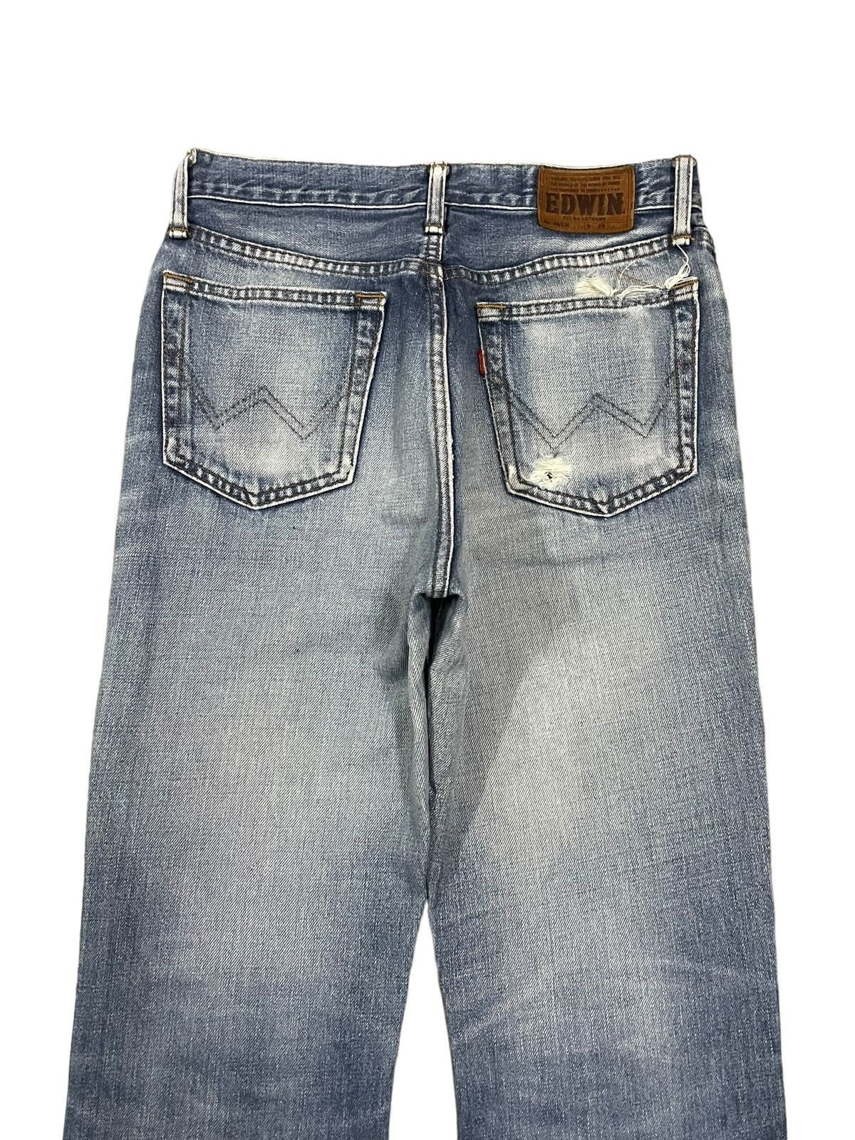 Edwin Vintage Edwin Extra Extreme Blue Fade Wash Bootcut Jeans Size US 29 - 7 Thumbnail