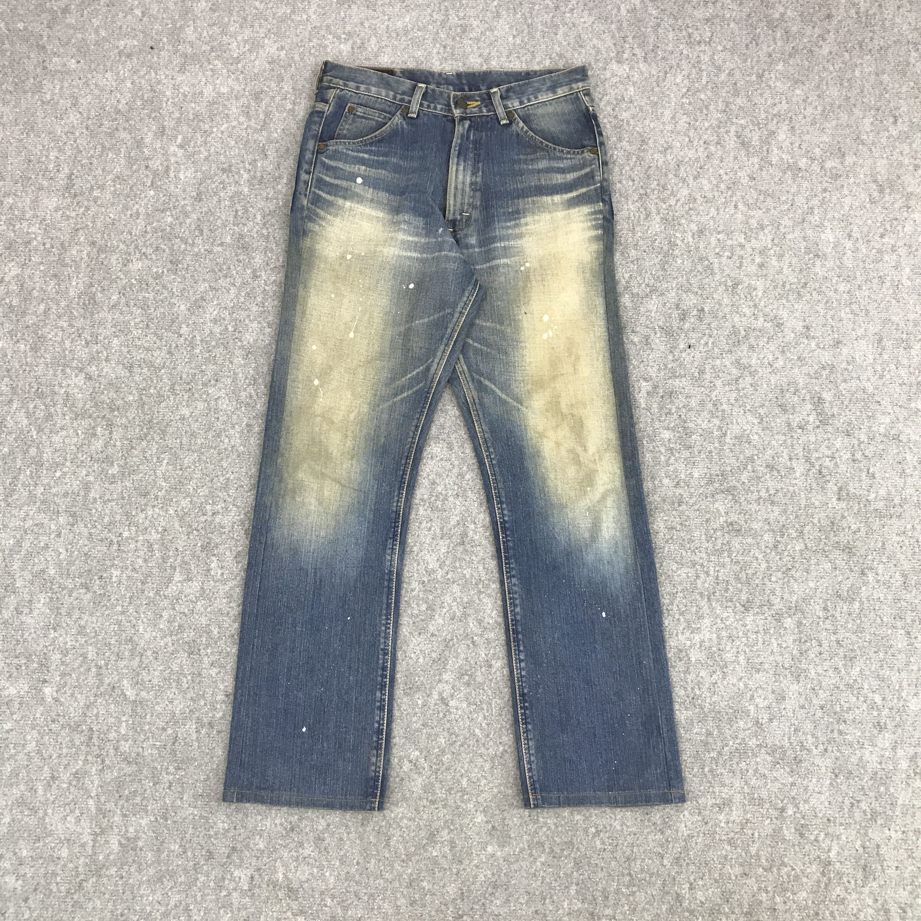 LEE JAPAN DESIGN DENIM FADED RUSTY JEANS PANTS