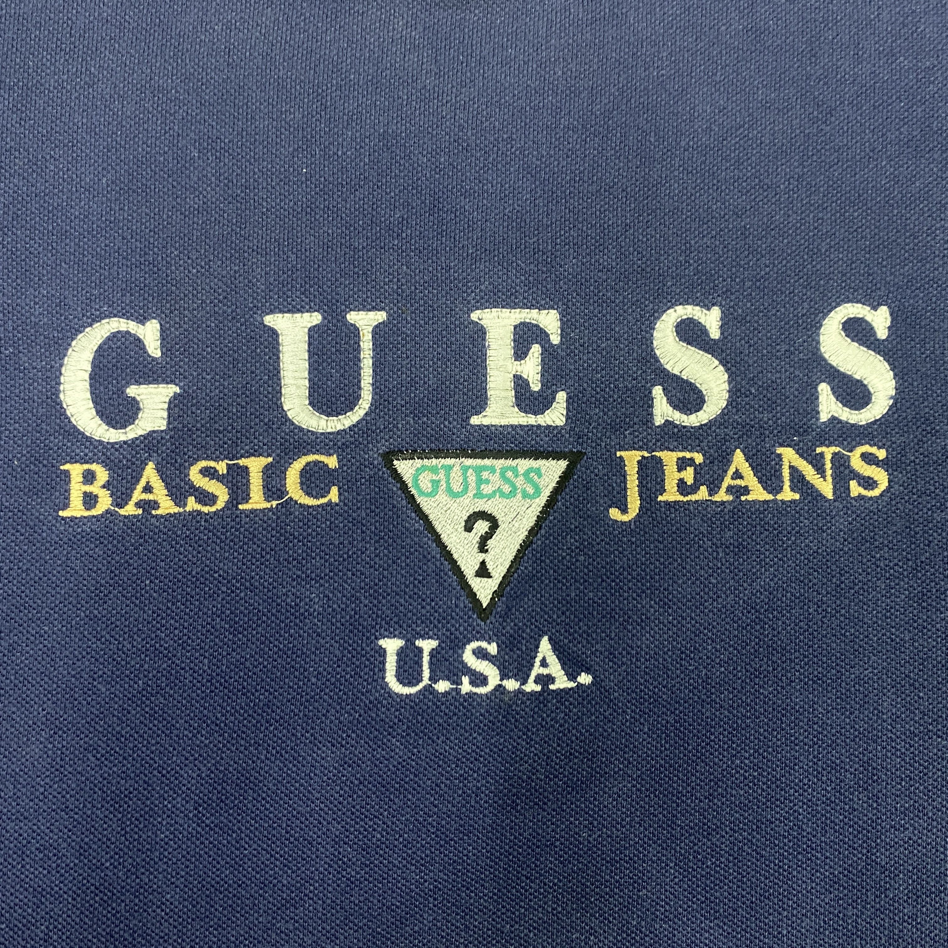 Guess Vintage Guess Basic Jeans TShirt USA - I092 Size US XL / EU 56 / 4 - 3 Thumbnail