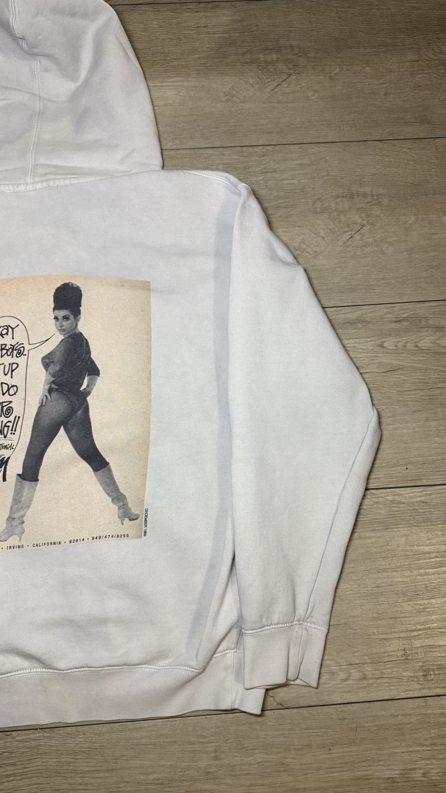 Stussy Vintage / Y2K 1989 Stussy Pin Up Archive Hoodie Size US L / EU 52-54 / 3 - 4 Thumbnail