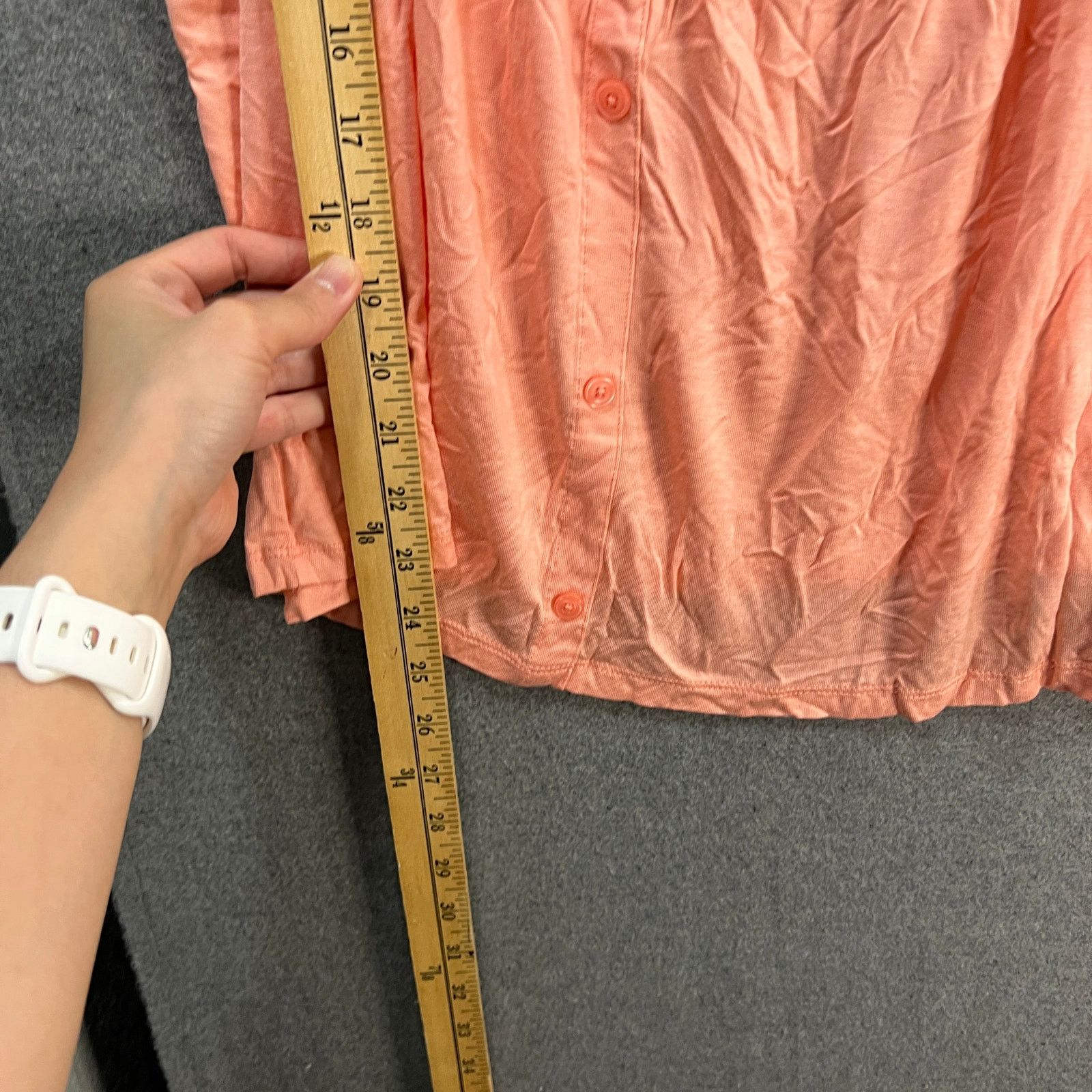 Other AnyBody Ruffle Tank and Cropped Pant Peach, X-Large Size XL / US 12-14 / IT 48-50 - 6 Thumbnail