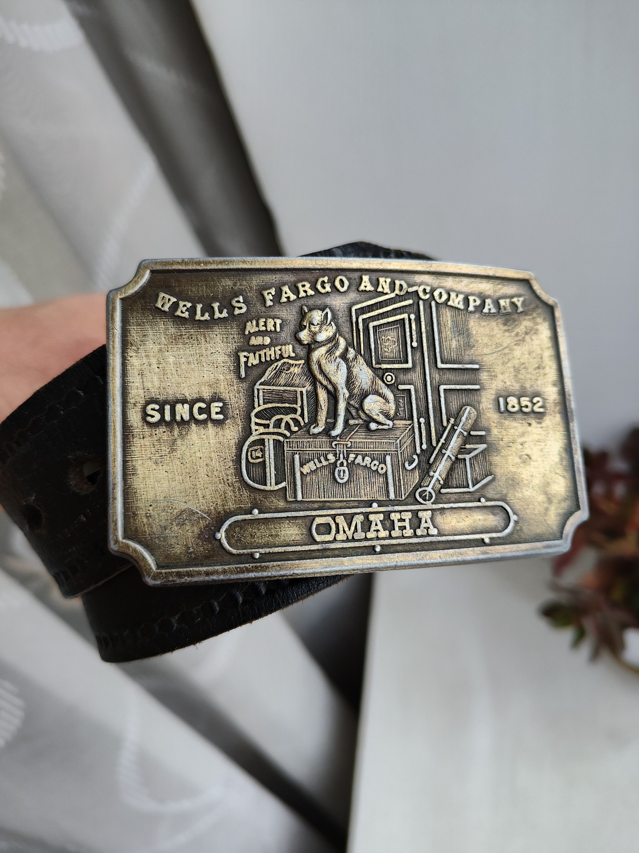 Wells fargo belt buckles sales