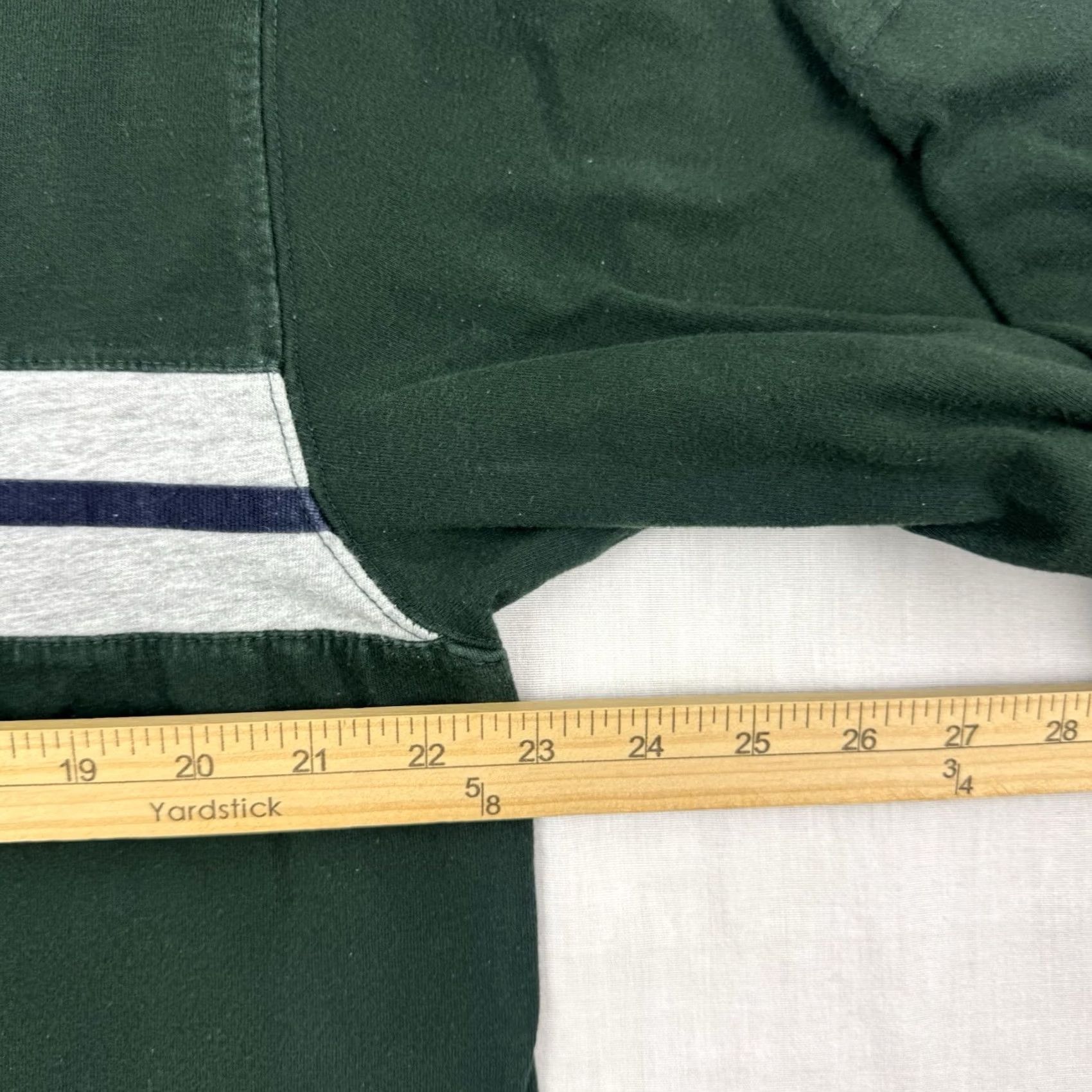 J.Crew VINTAGE J.CREW Long Sleeve Shirt Adult XL Striped Green Cotton Hipster 90s Y2K Mens Size US XL / EU 56 / 4 - 7 Thumbnail