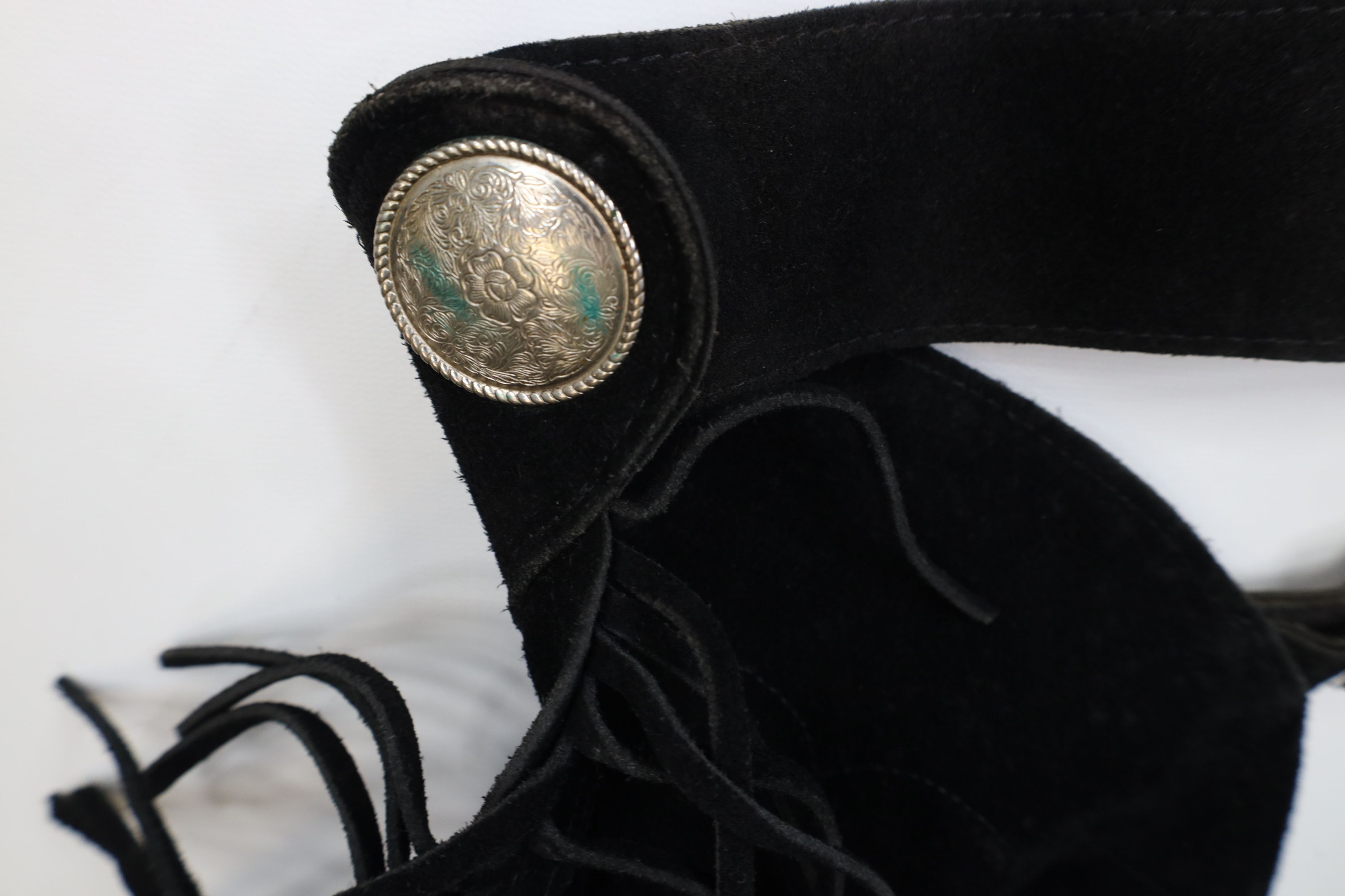 Vintage Vintage 70s Streetwear Suede Leather Riding Chaps Pants USA Size US 34 / EU 50 - 10 Thumbnail
