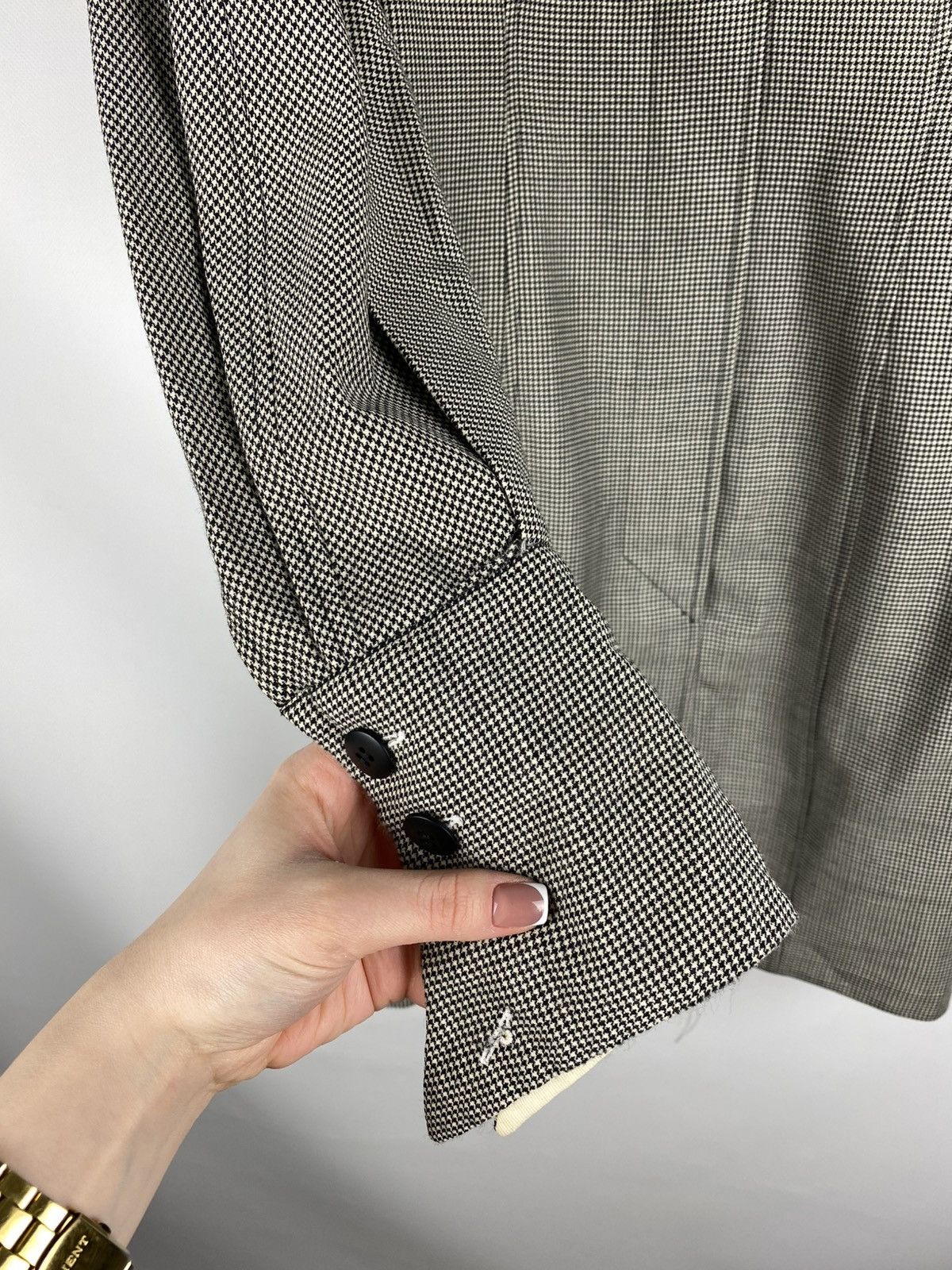 Dior Christian Dior Coordonnes vintage wool plaid blazer dress Size M / US 6-8 / IT 42-44 - 10 Thumbnail