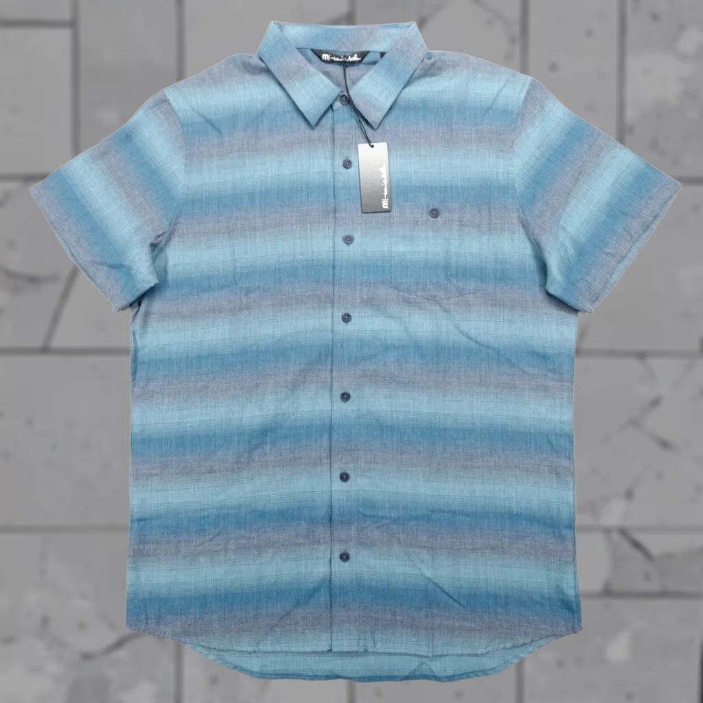 TravisMathew Travis Mathew Neighbors Pool Button Shirt Soft Lightweight Insignia Blue Size M Shirt Men Size US M / EU 48-50 / 2 - 1 Thumbnail
