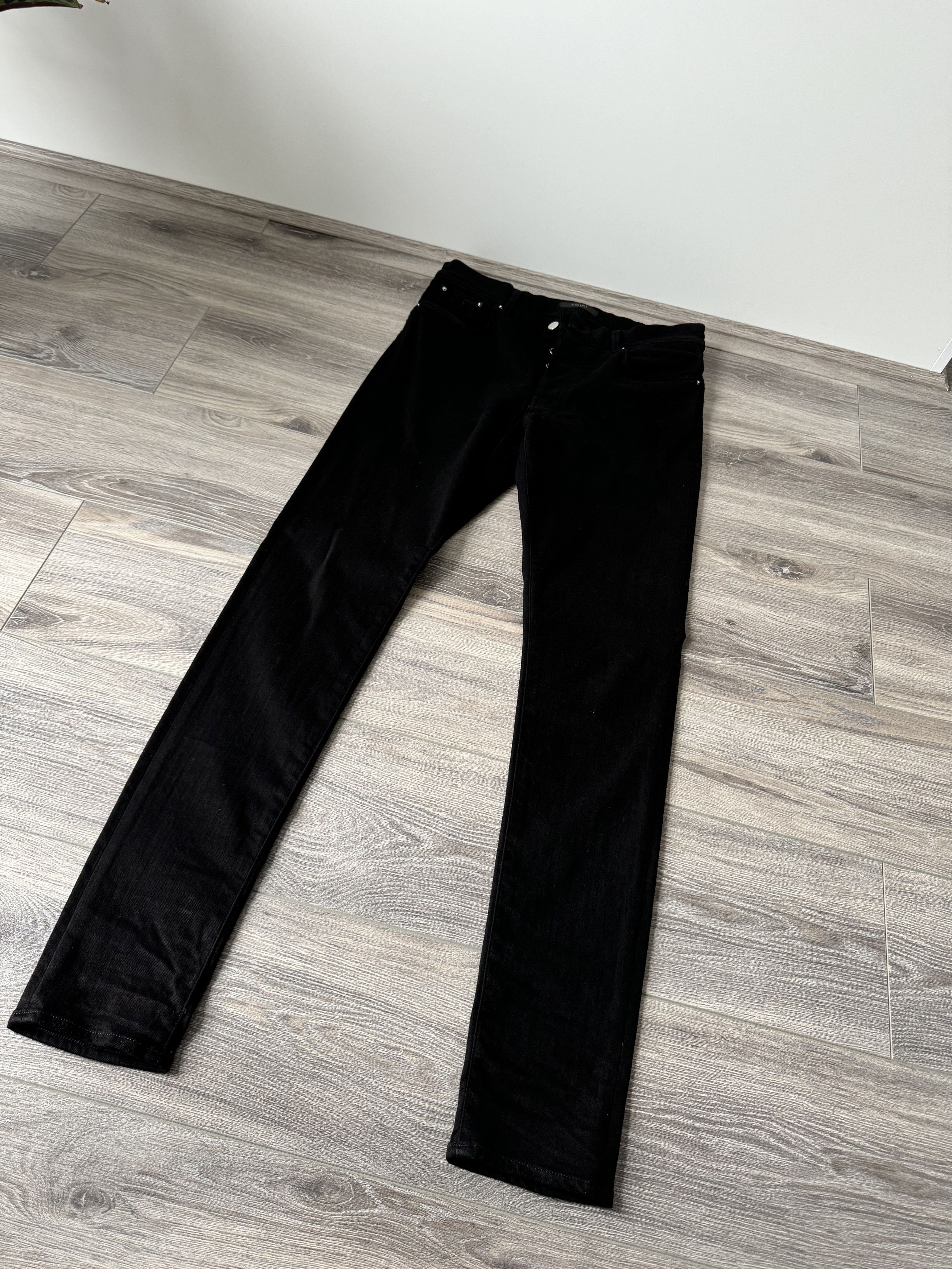 Amiri Amiri Men's Black Stack Skinny Jeans Size US 34 / EU 50 - 1 Thumbnail