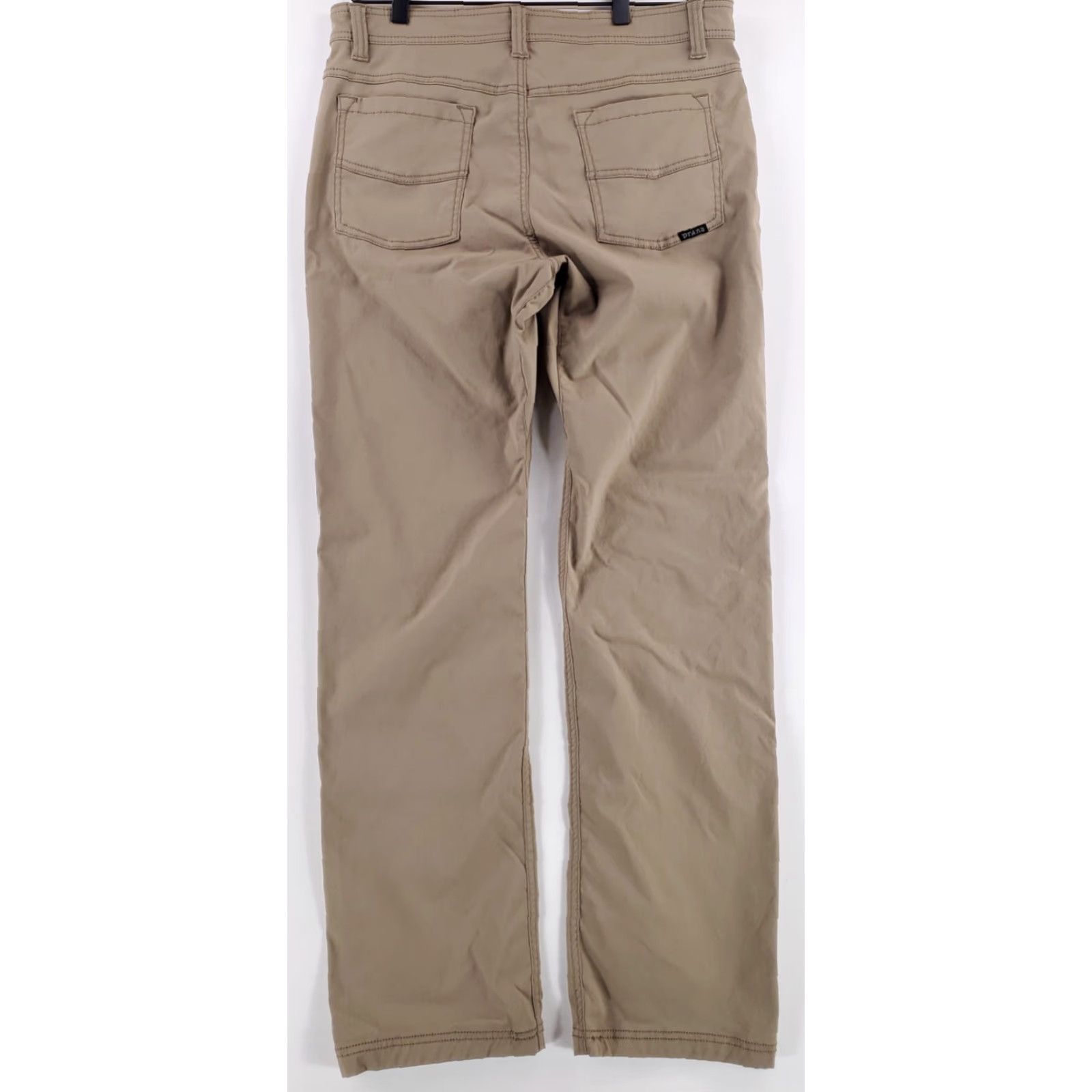 Prana prAna Brion Pants Hiking Performance Brown Mens 34 x 31 Inseam 31 Chino Pants Regular Mens Brown 34 Size US 34 / EU 50 - 3 Thumbnail