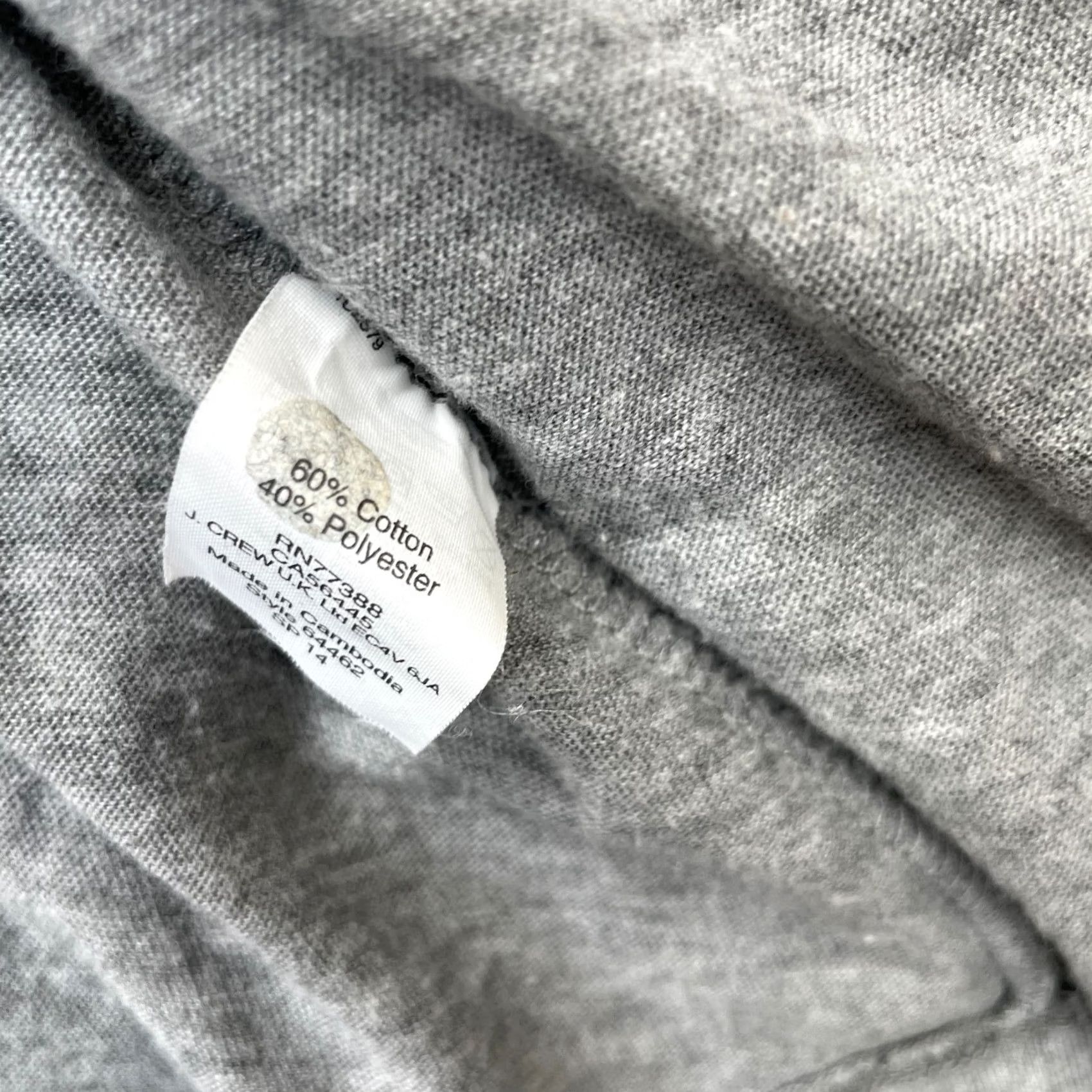 J.Crew J. Crew Sweater Cardigan Womens Medium Gray Heather Knit Cotton Open Front Regular L/S Pullover Vintage? Size M / US 6-8 / IT 42-44 - 4 Thumbnail