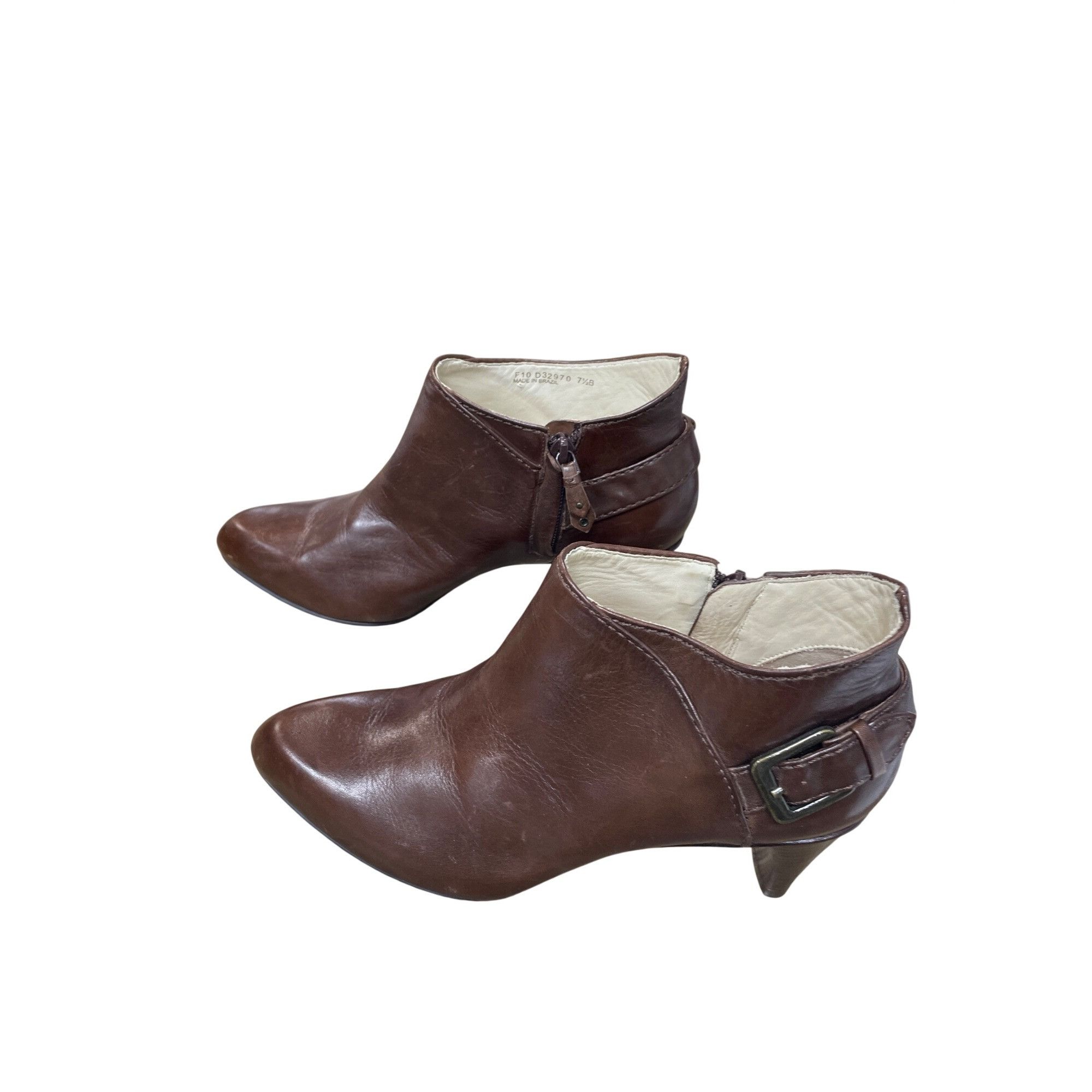 Cole Haan Cole Haan womans brown leather Kitt heels ankle boots Sz 7.5 Size US 7.5 / IT 37.5 - 4 Thumbnail