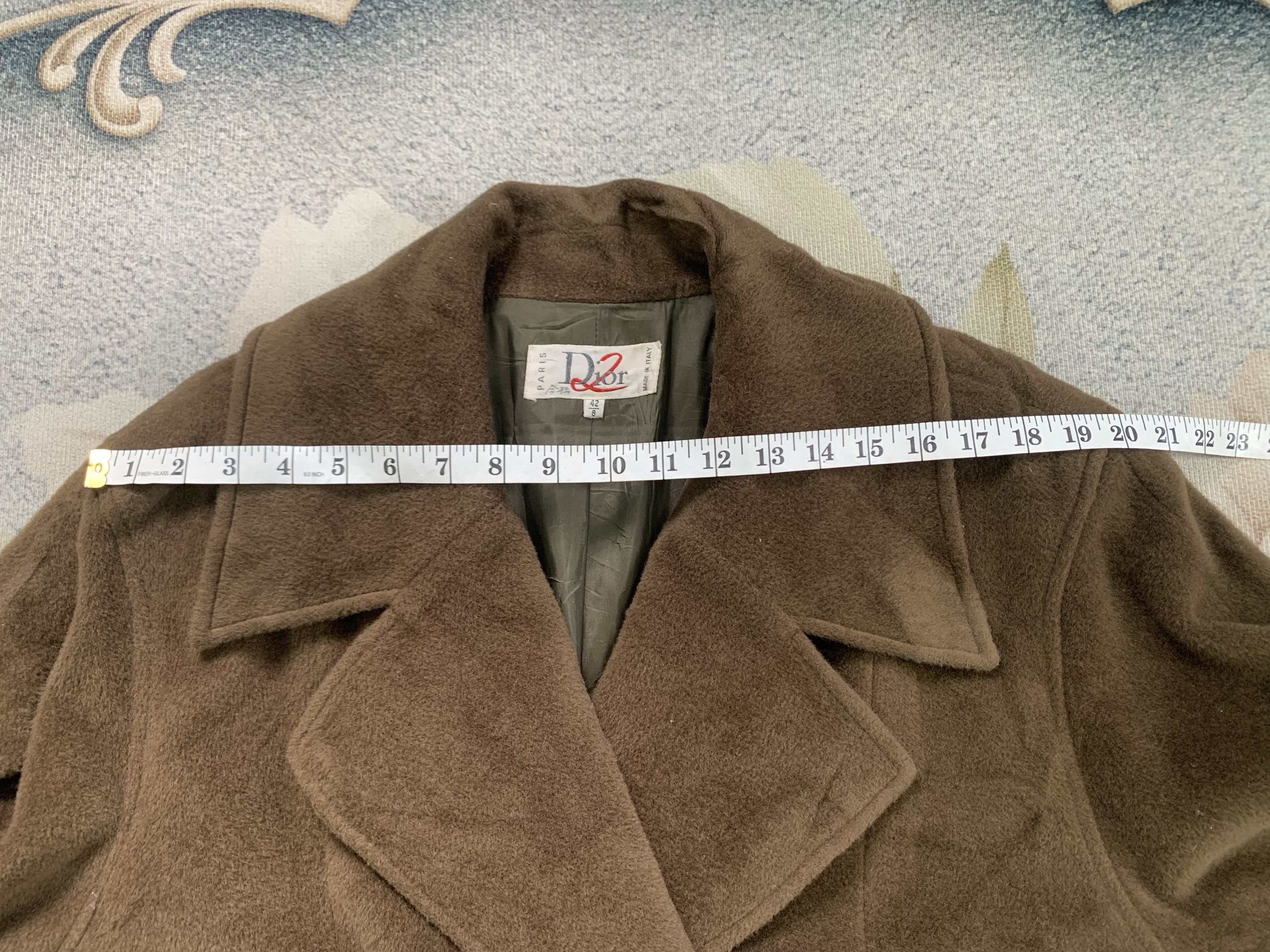 Dior Vtg Dior Wool & Cashmere Coat Jacket Made in Italy Size M / US 6-8 / IT 42-44 - 11 Thumbnail