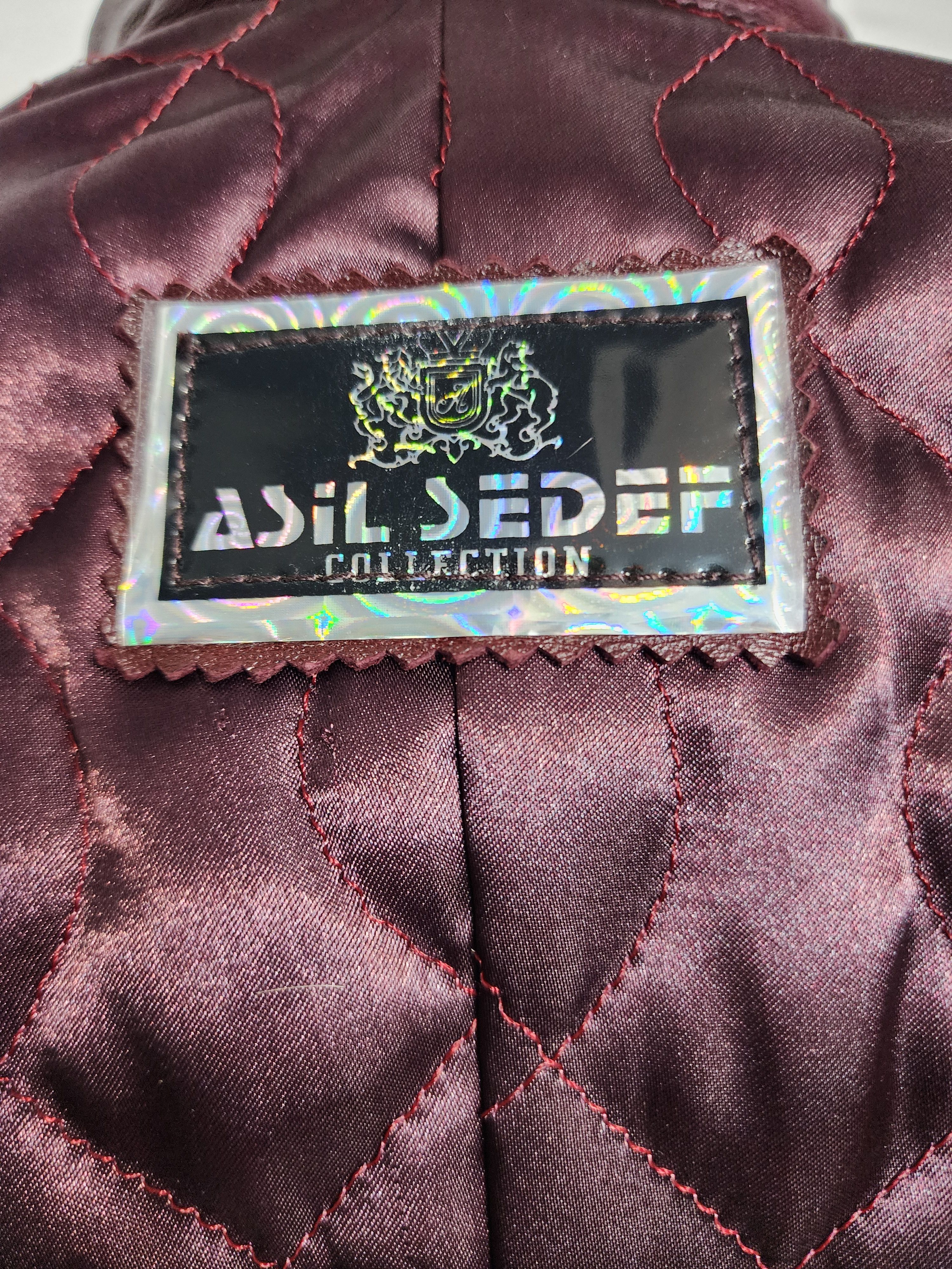 Genuine Leather Burgundy Leather Trench Coat: Women's Long Raincoat Size M / US 6-8 / IT 42-44 - 9 Thumbnail