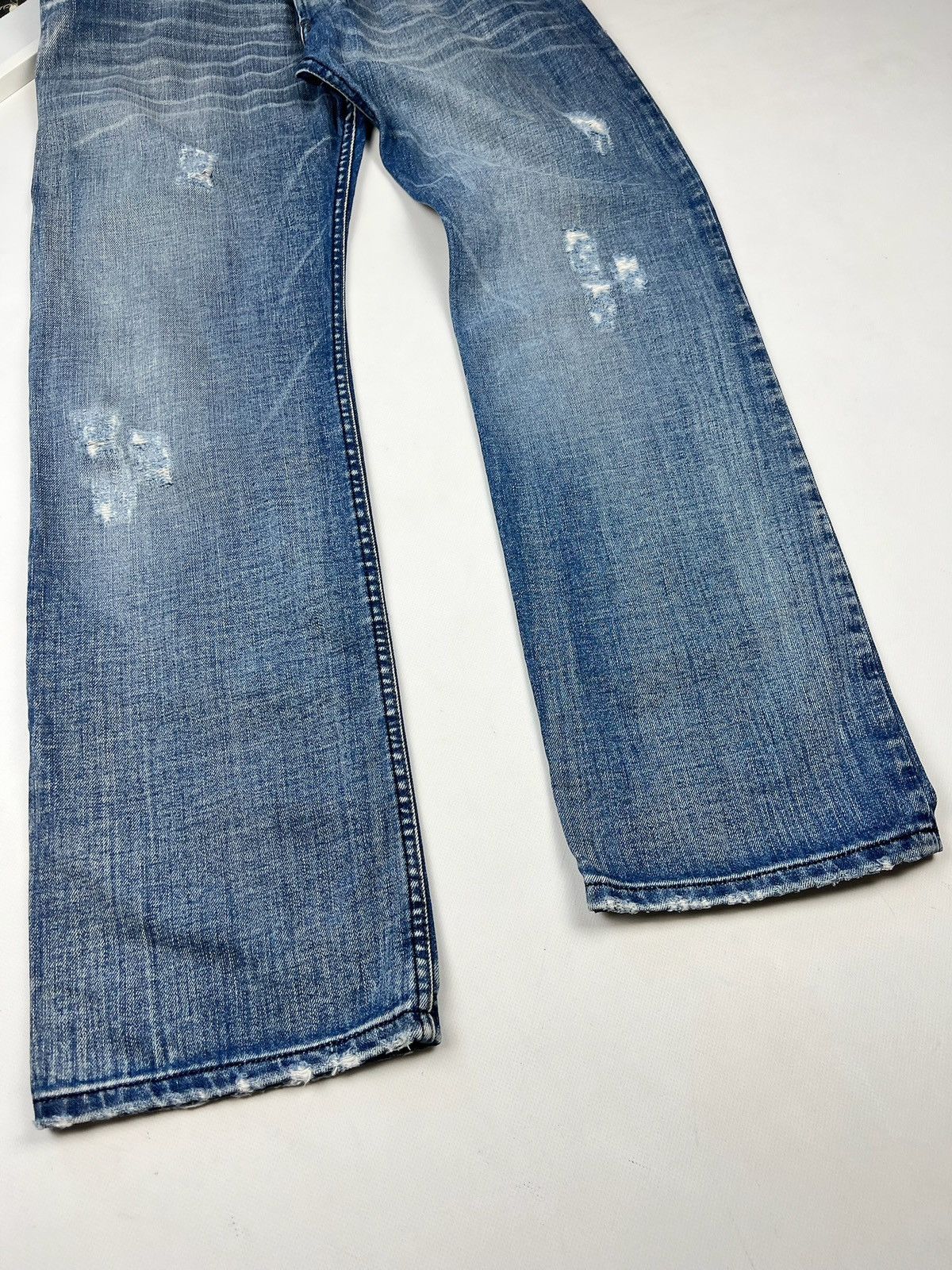 Japanese Brand × Takeshy Kurosawa × Vintage Takeshy Kurosawa Distressed Denim Jeans Japanese Style Size US 34 / EU 50 - 6 Thumbnail