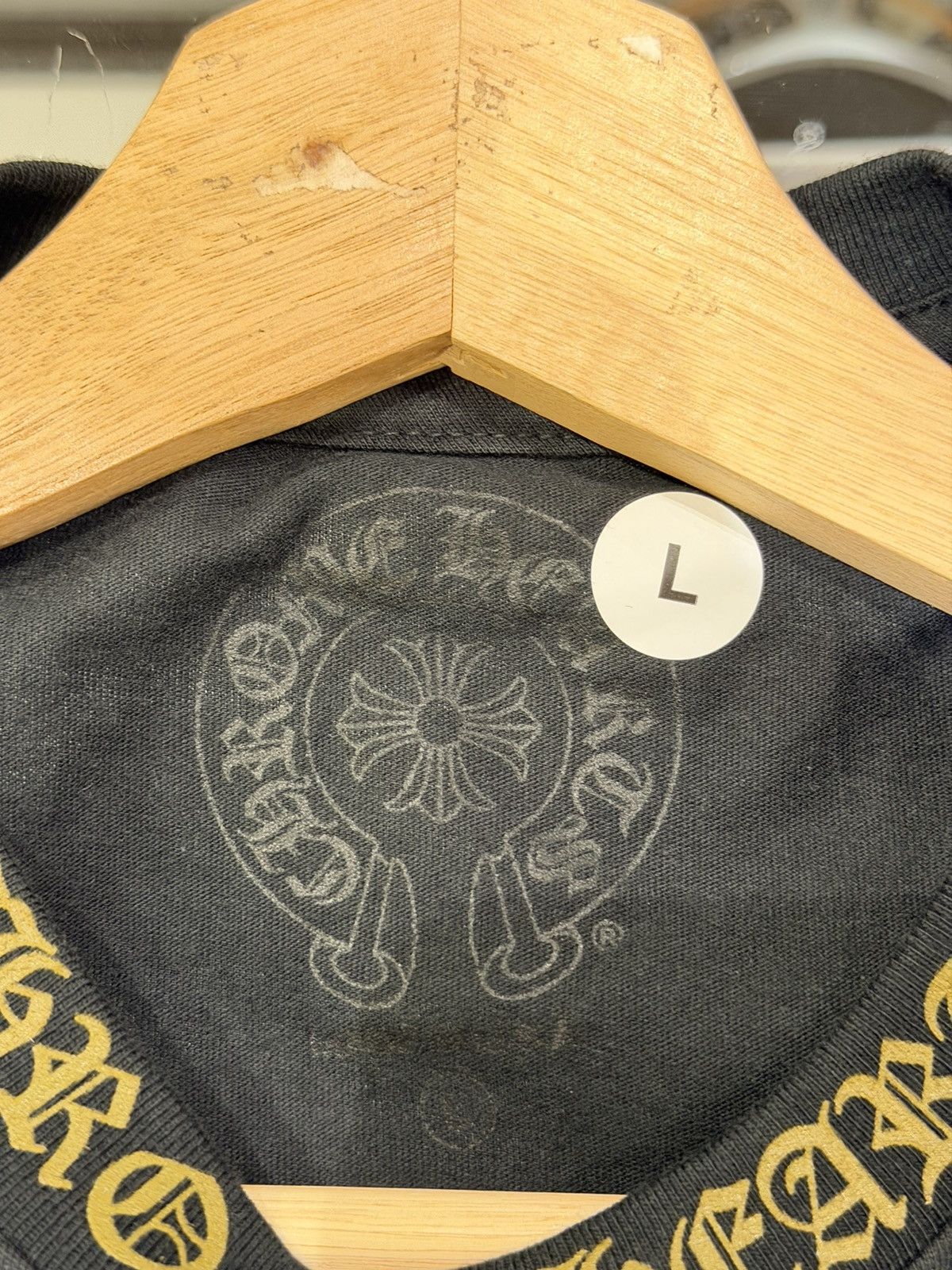Chrome Hearts Chrome Hearts Olive Neck Print Tee - Black Size US L / EU 52-54 / 3 - 3 Thumbnail